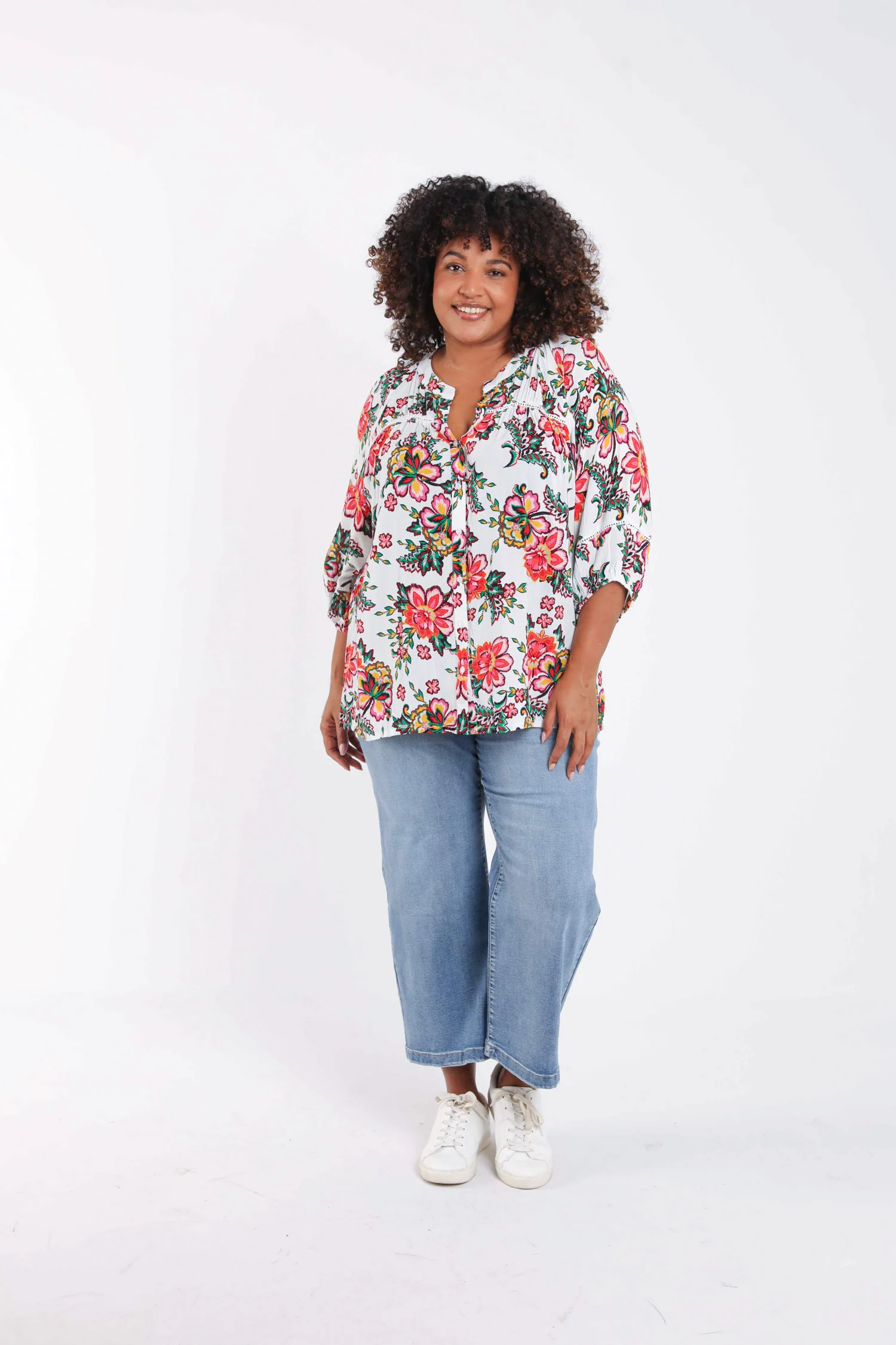 Blouse en viscose imprimé fleuri - Image 9