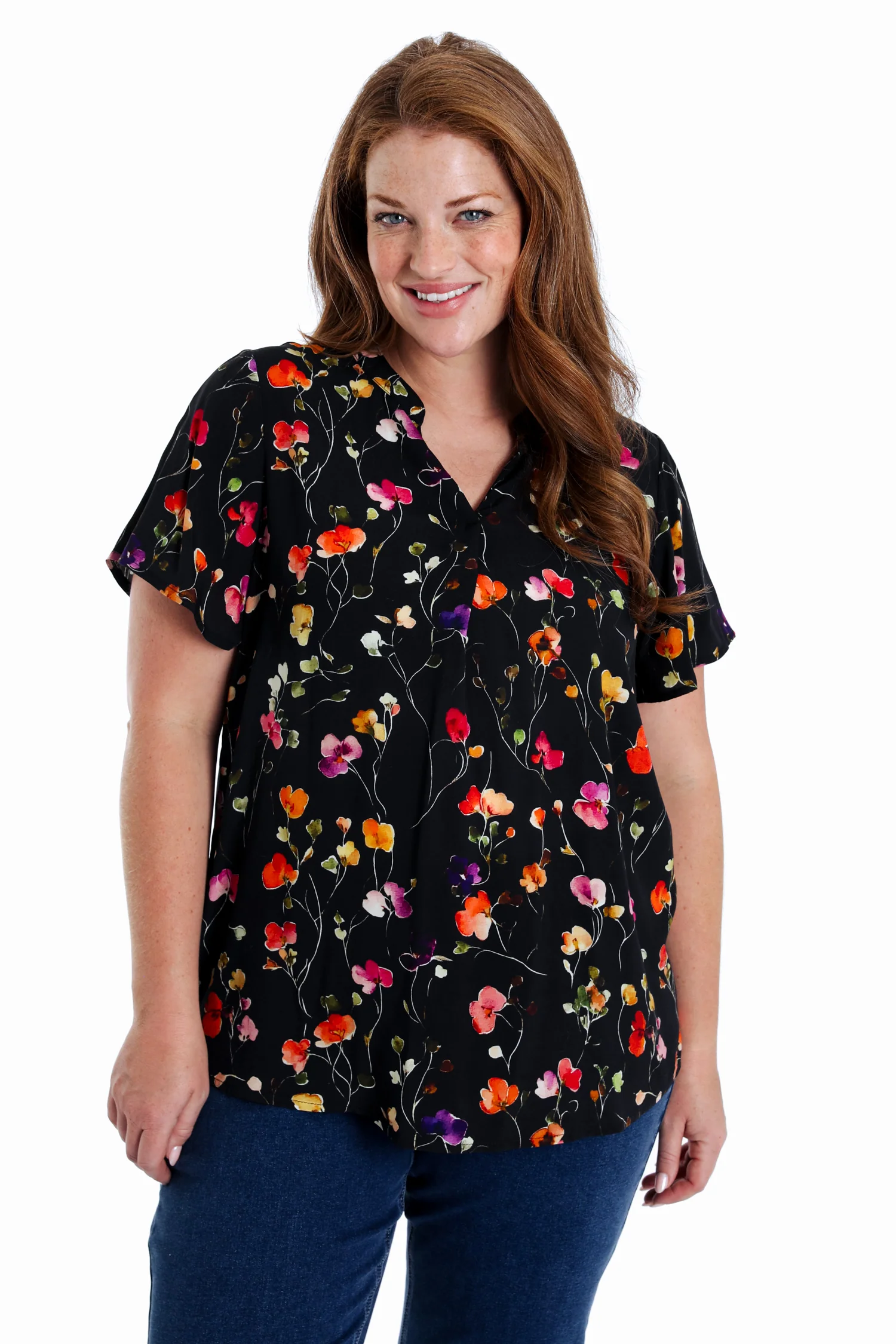 Blouse en viscose imprimé fleurs - Image 12