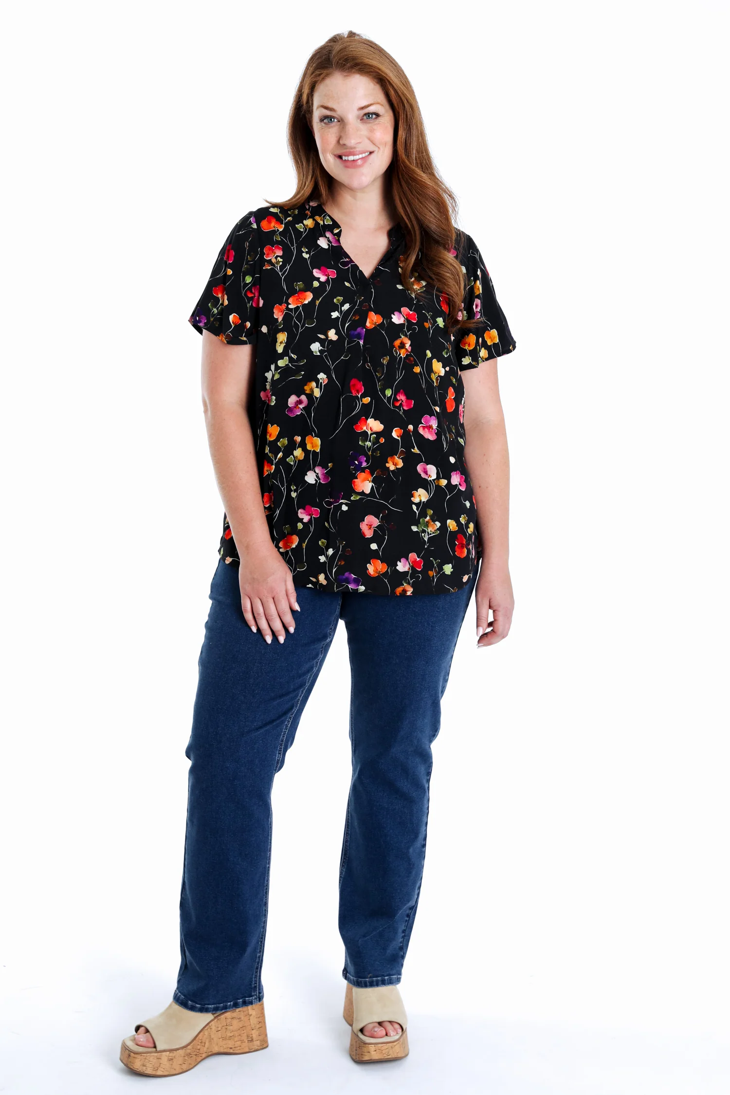Blouse en viscose imprimé fleurs - Image 18