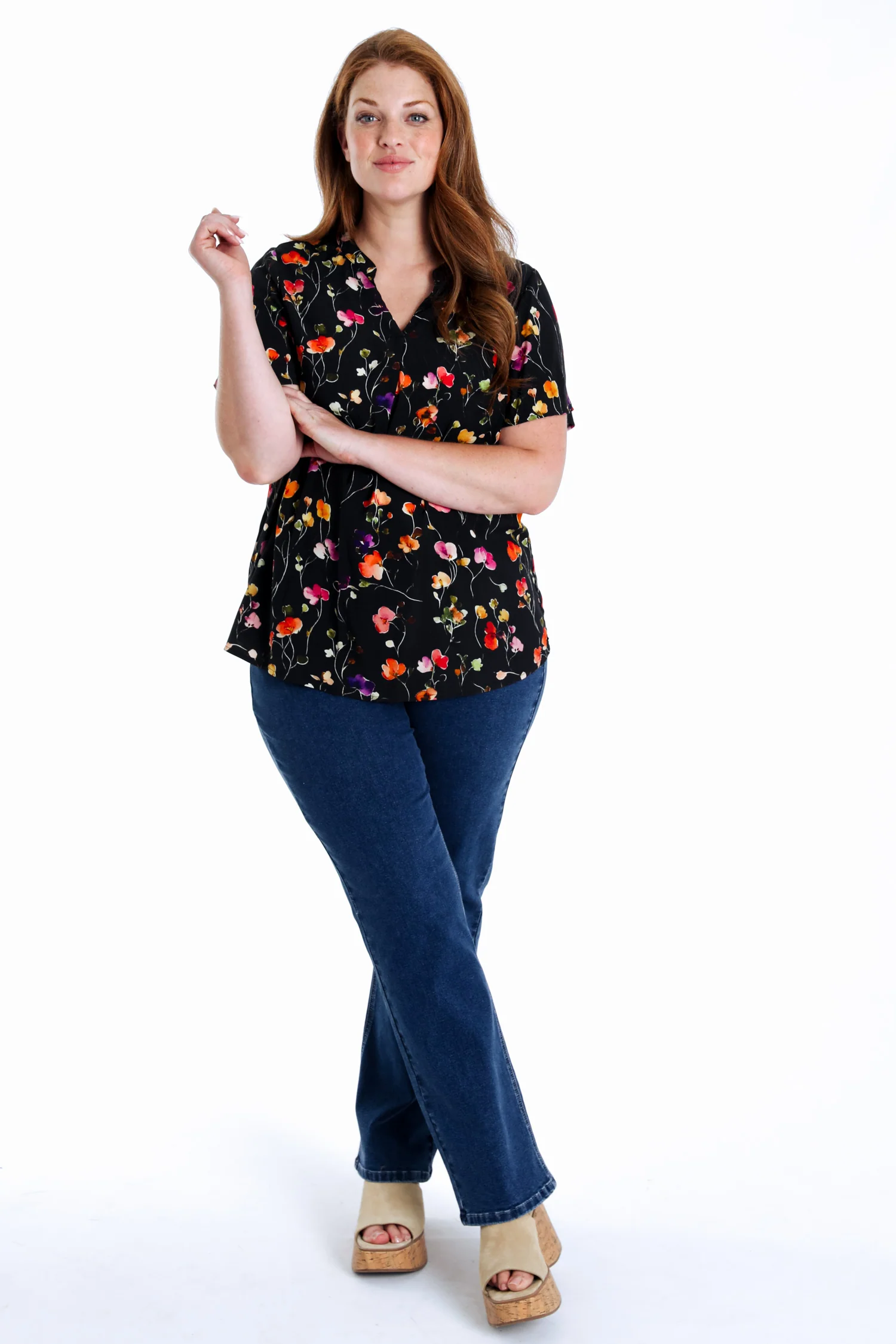 Blouse en viscose imprimé fleurs - Image 19