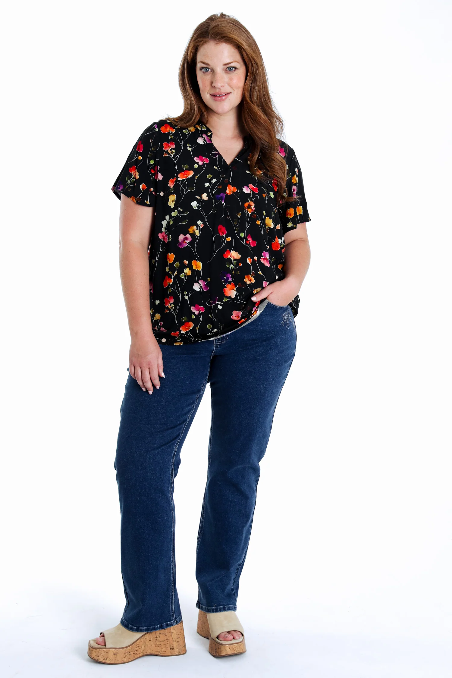 Blouse en viscose imprimé fleurs - Image 20