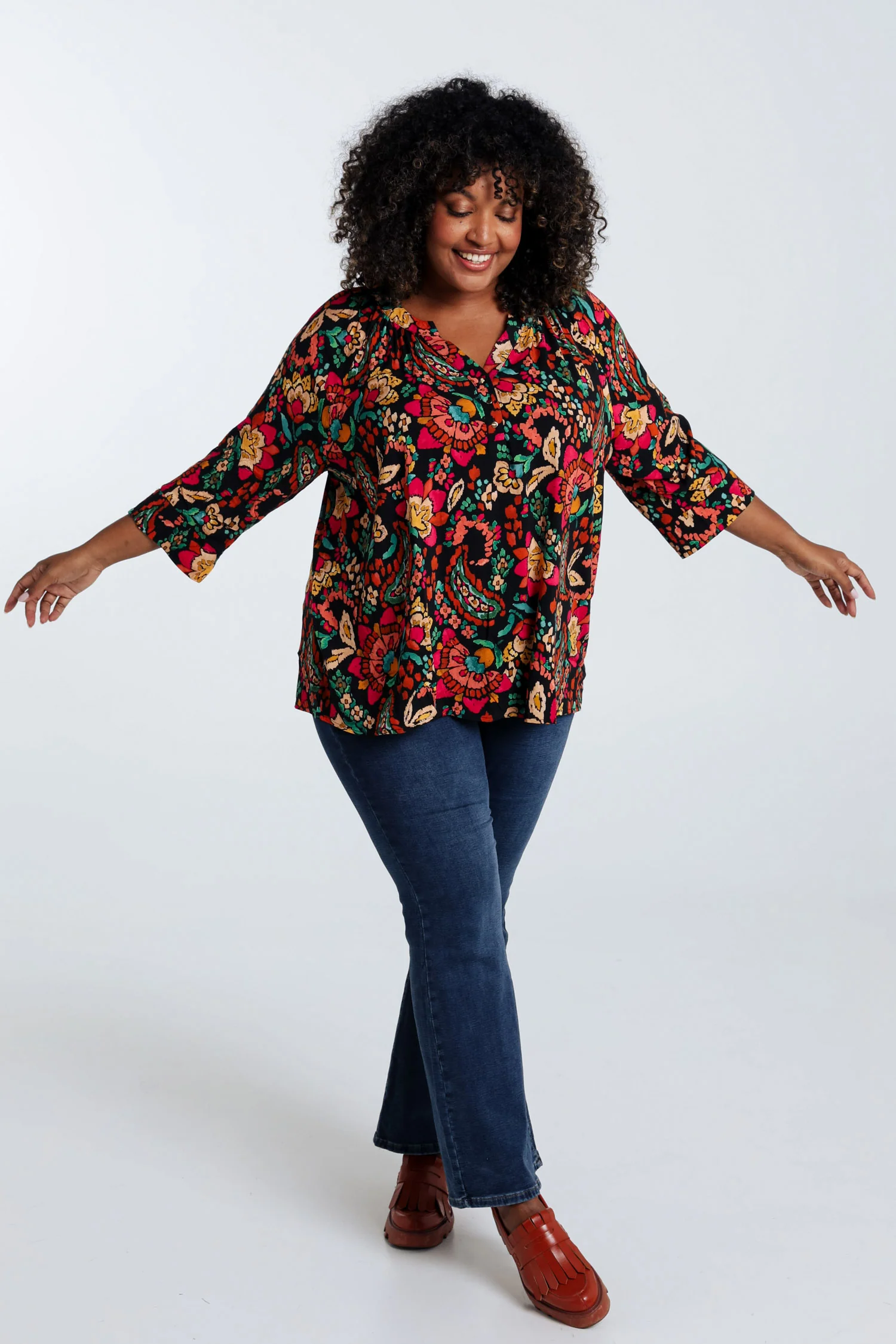 Blouse en viscose imprimé floral - Image 6