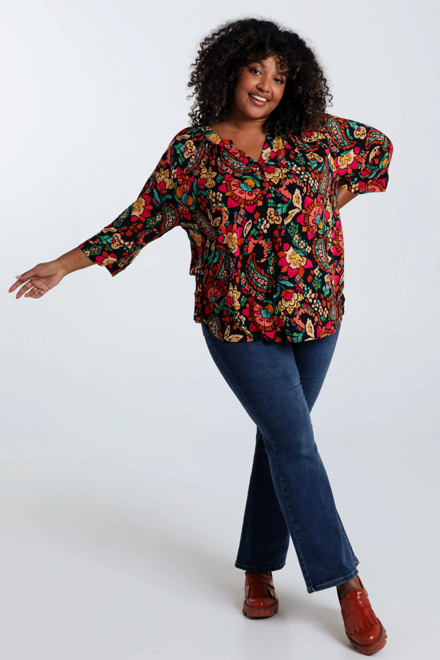 Blouse en viscose imprimé floral - Image 8