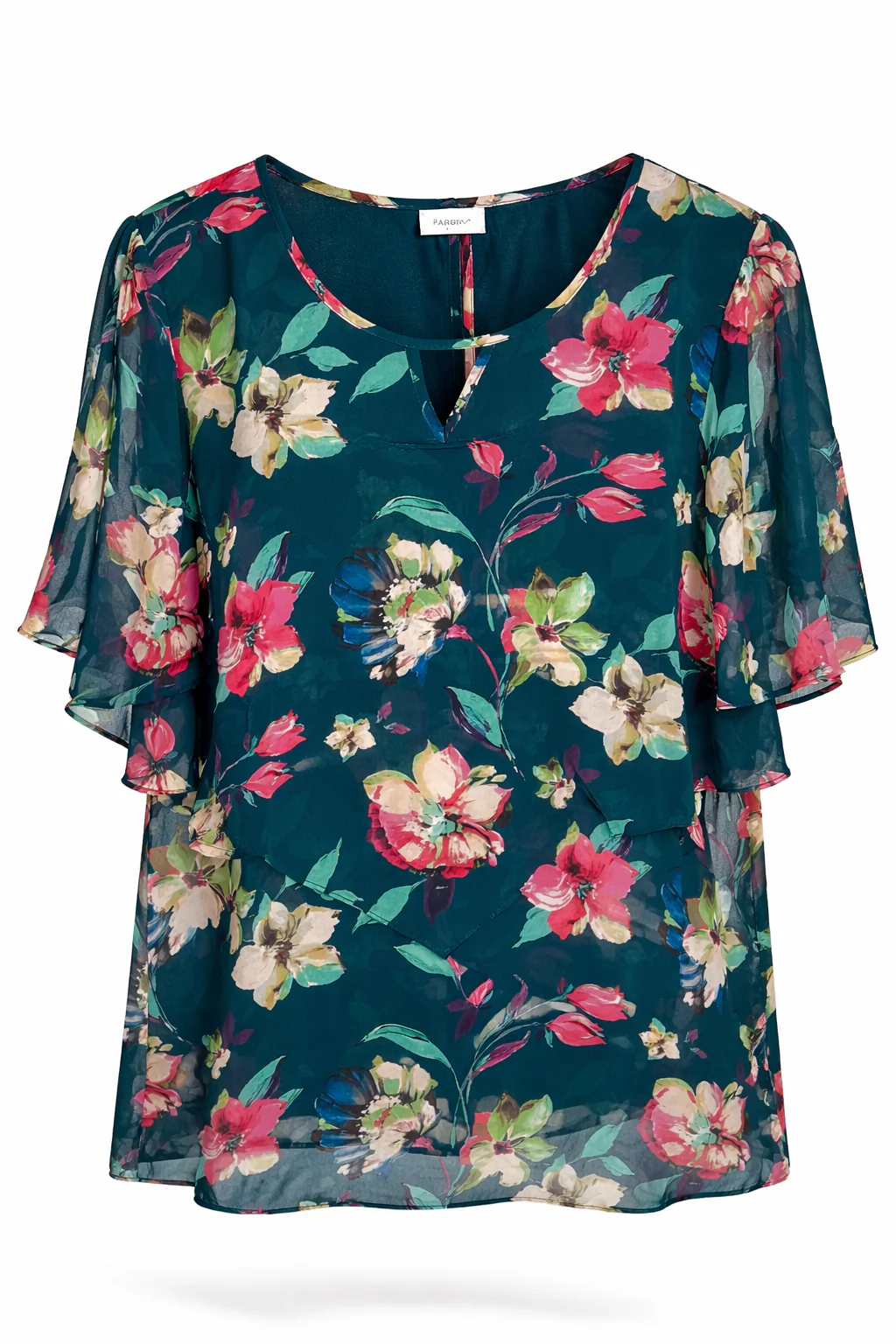 EXCLU SHEEGO - Blouse en viscose imprimé floral - Image 9