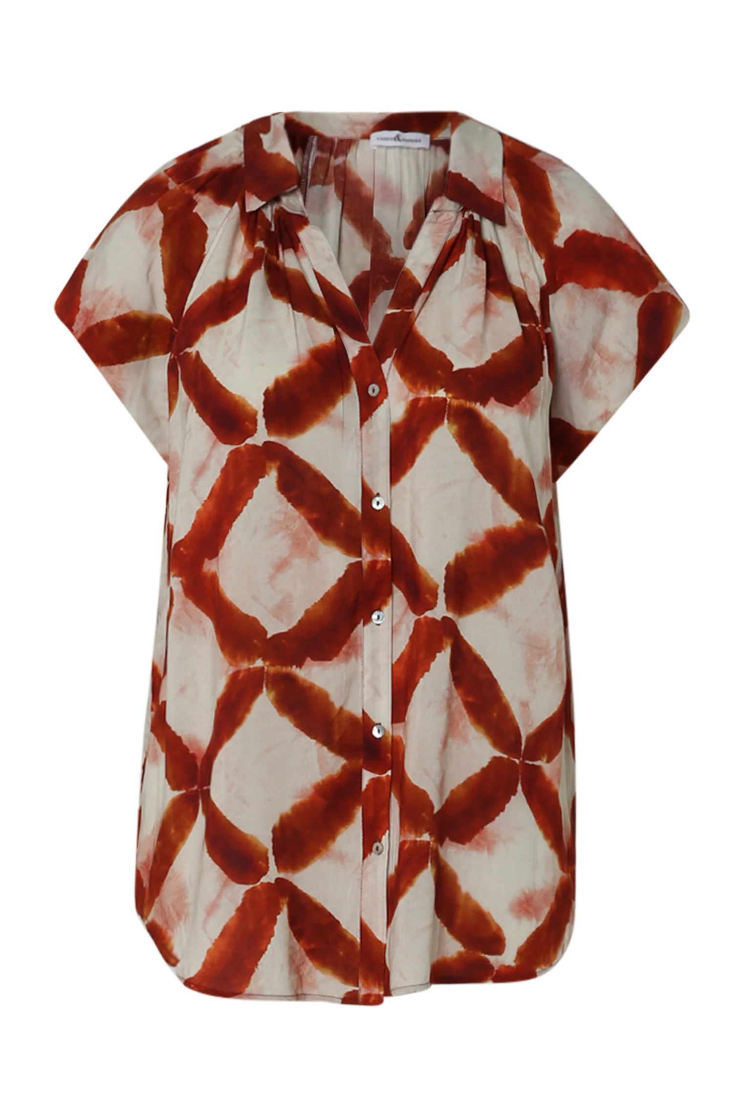 Blouse en viscose imprimé graphique - Image 10