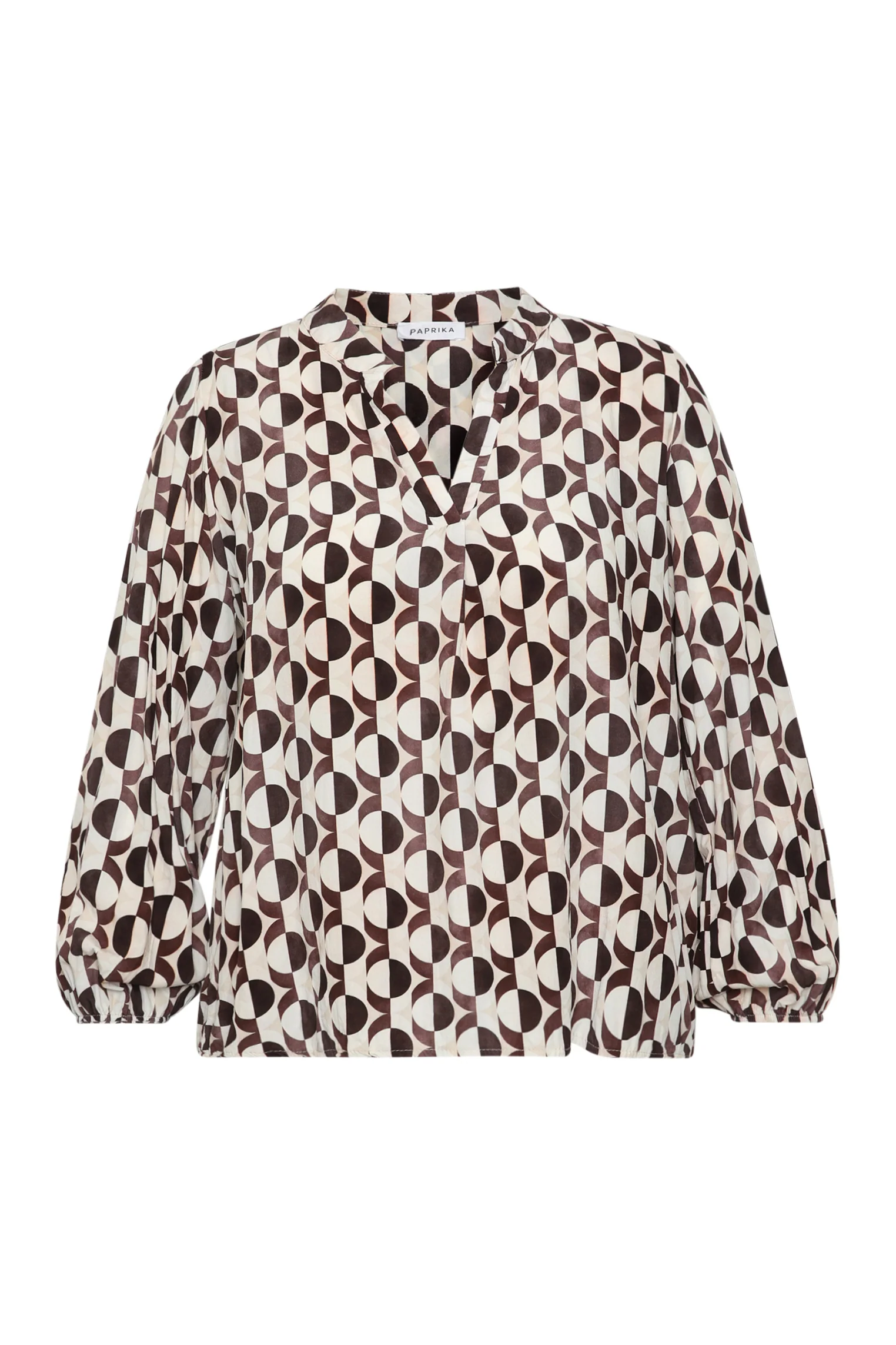 Blouse en viscose imprimé graphique - Image 9