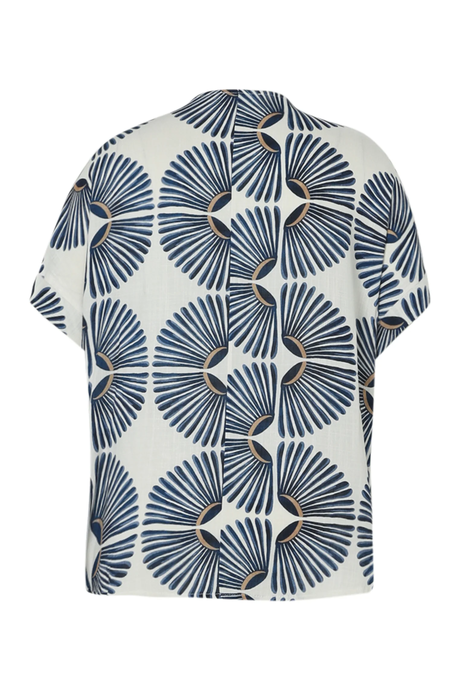 Blouse en viscose imprimé graphique bicolore - Image 11