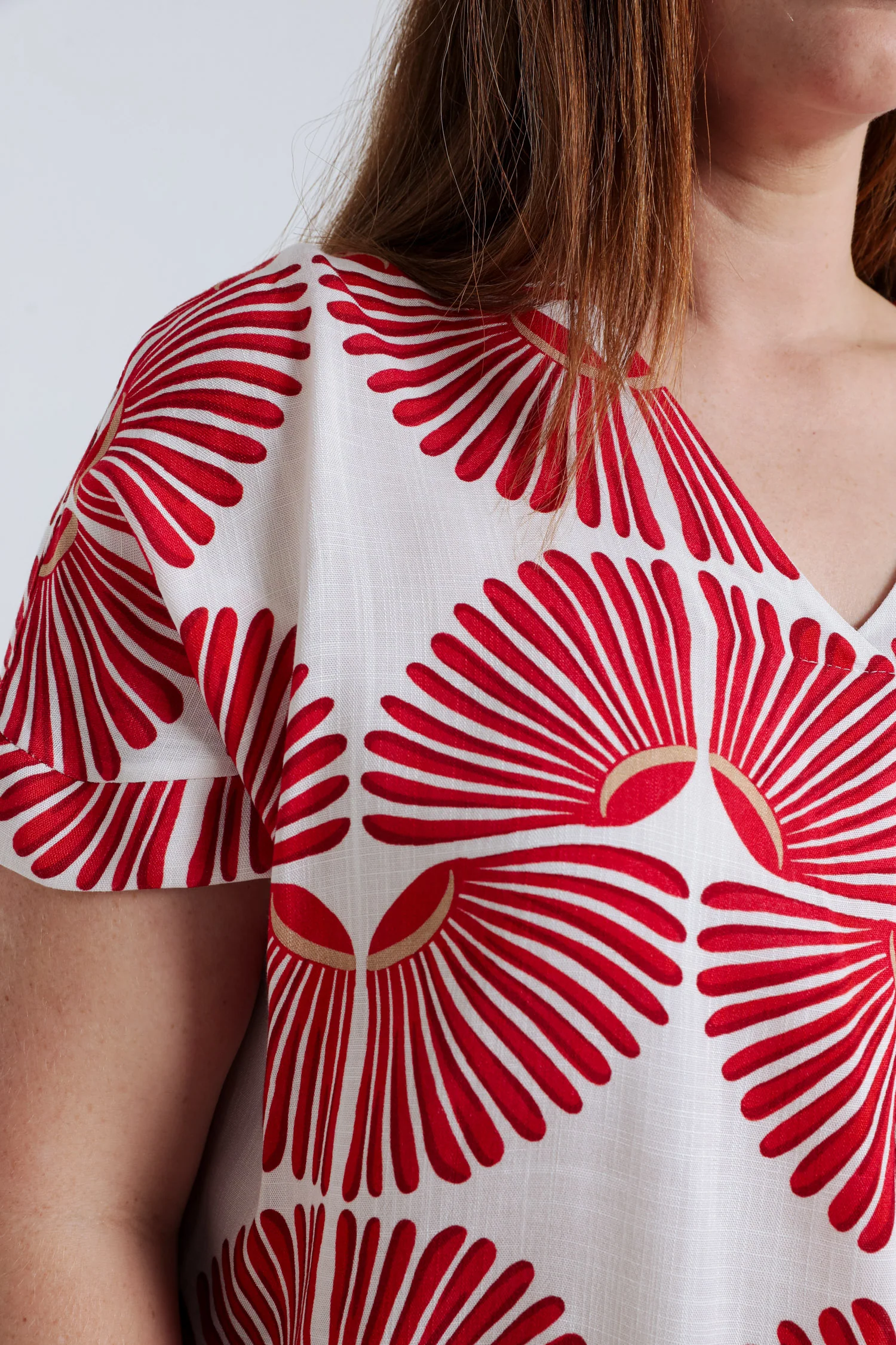 Blouse en viscose imprimé graphique bicolore - Image 17