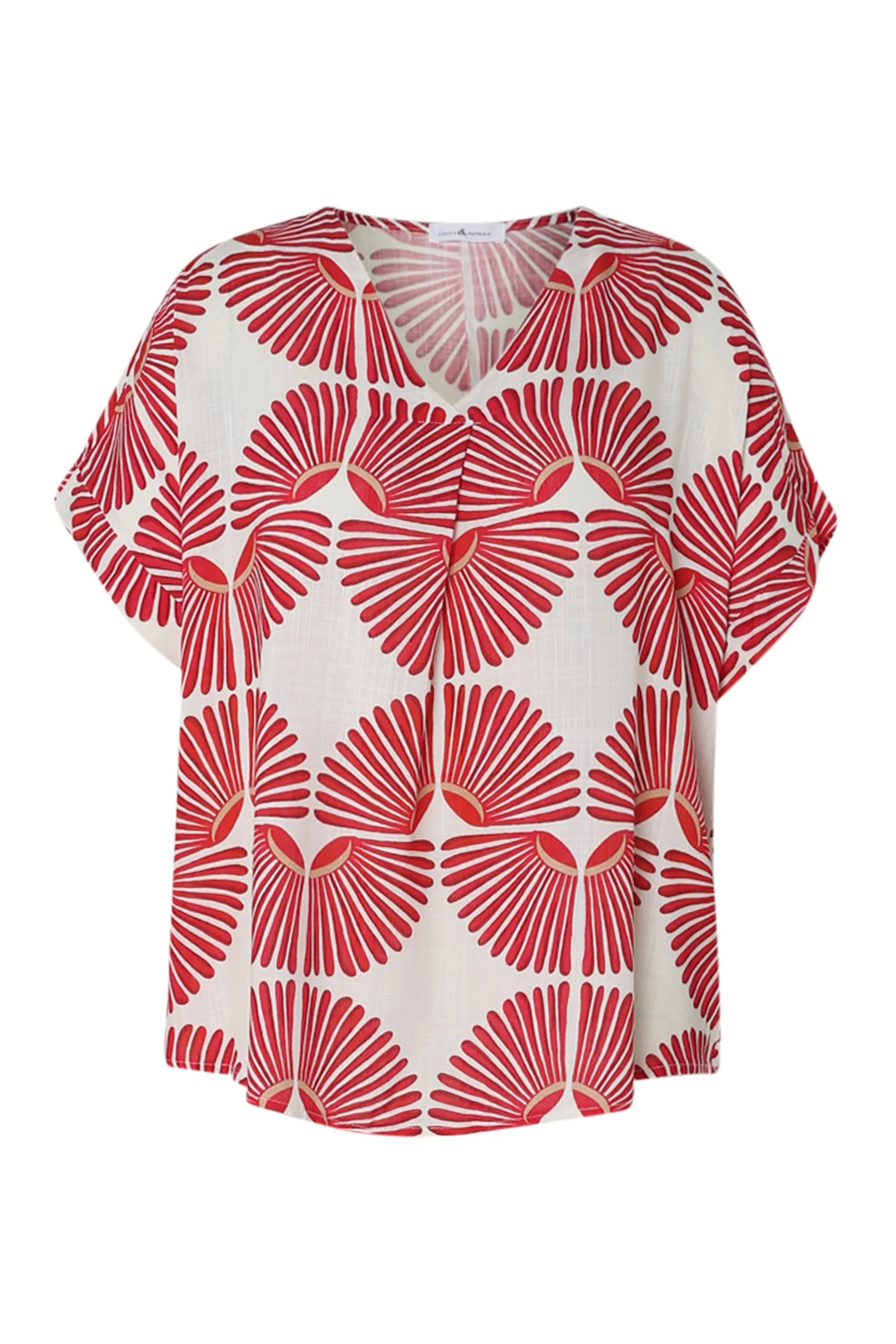 Blouse en viscose imprimé graphique bicolore - Image 21