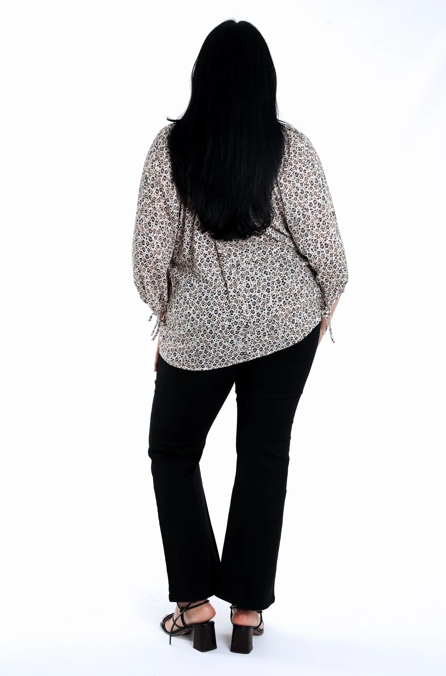 Blouse en viscose imprimé léopard - Image 2