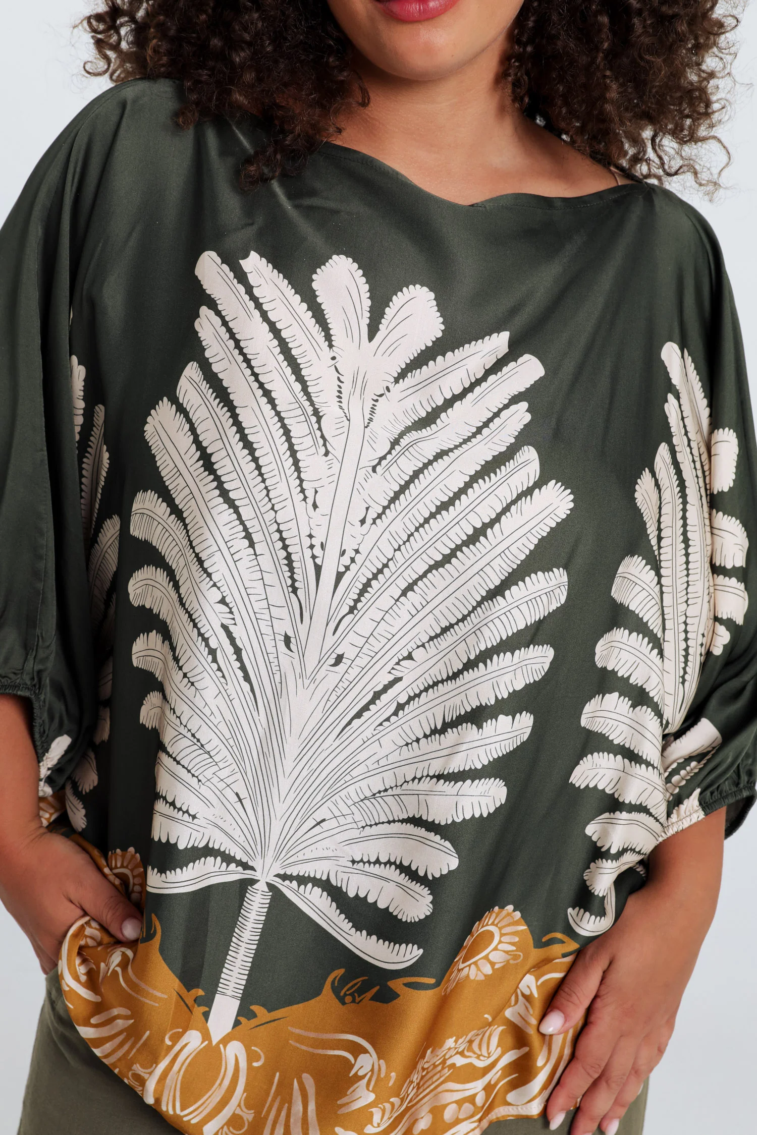 Blouse en viscose imprimé palmes - Image 6