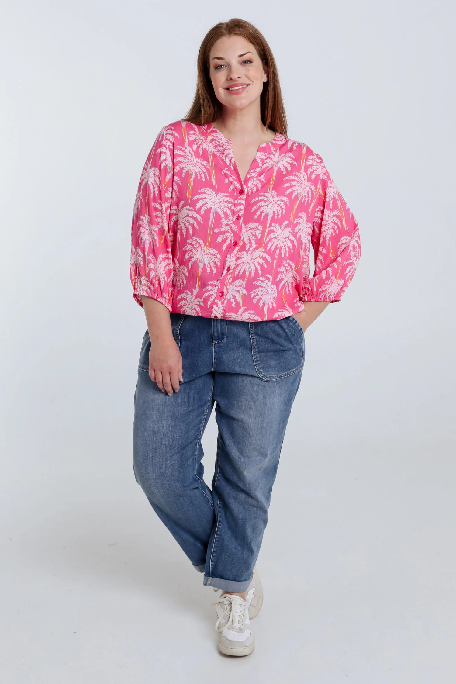 Blouse en viscose imprimé palmiers - Image 7