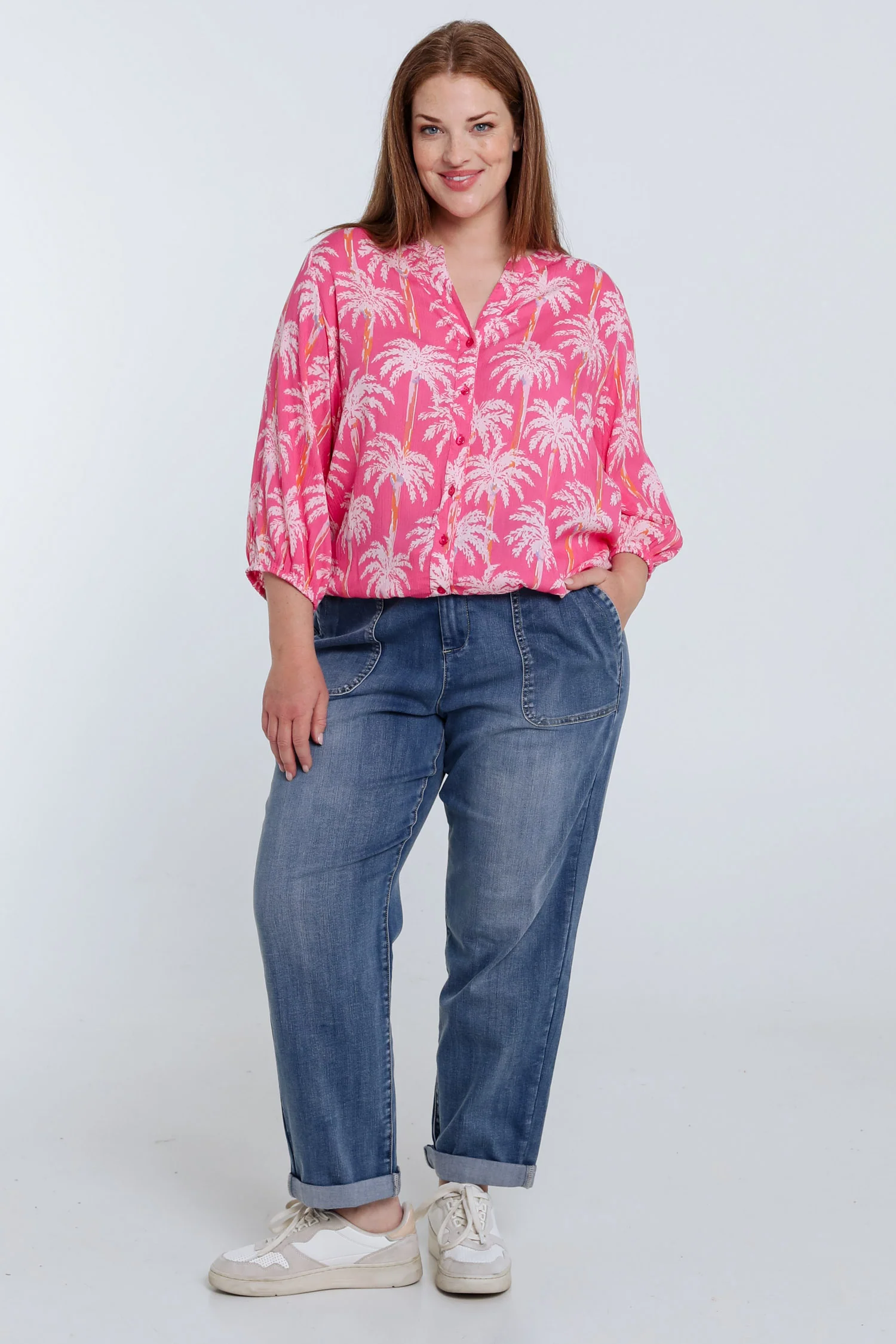 Blouse en viscose imprimé palmiers - Image 8