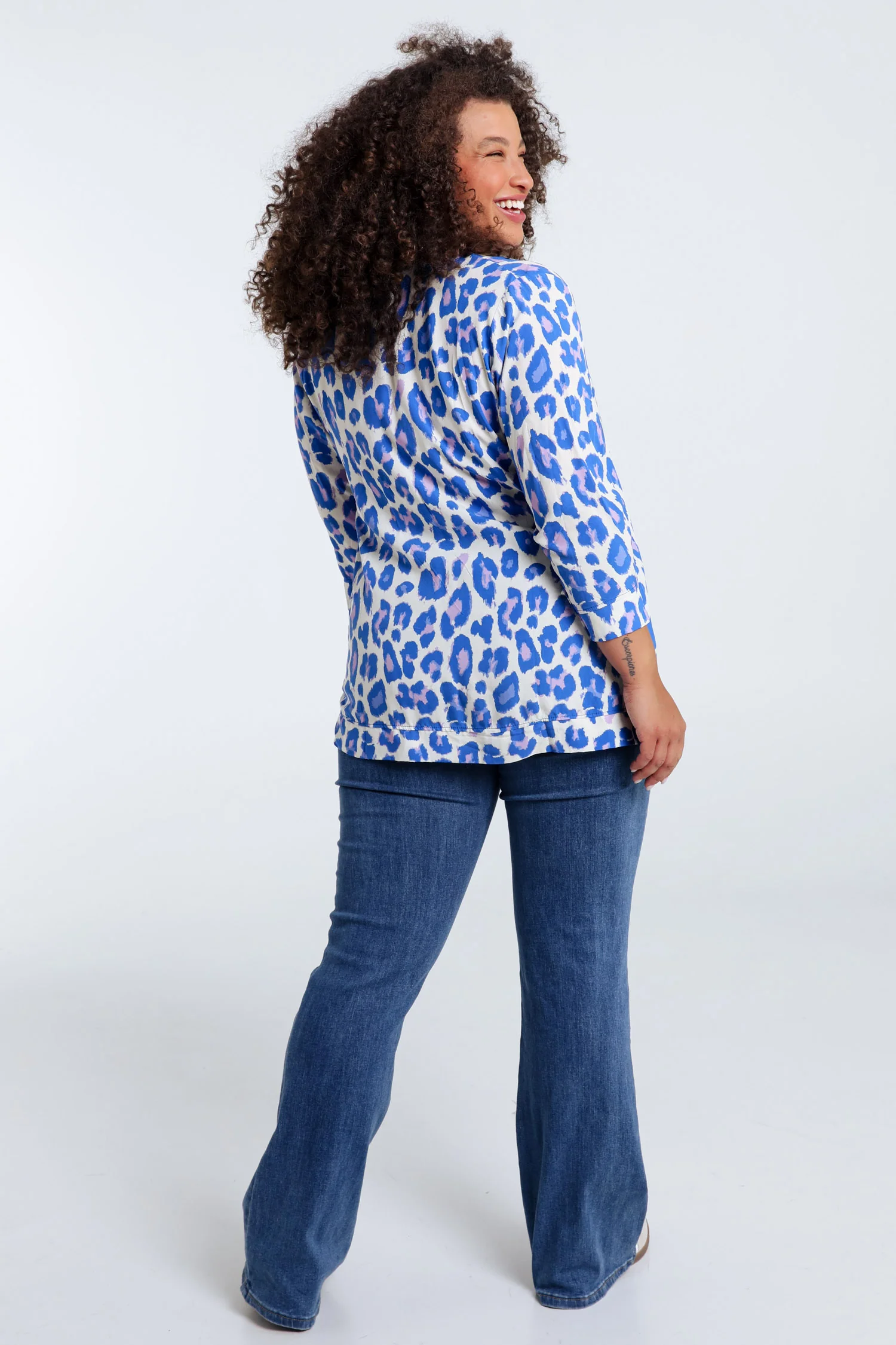 Blouse en viscose imprimé peau de bête - Image 24