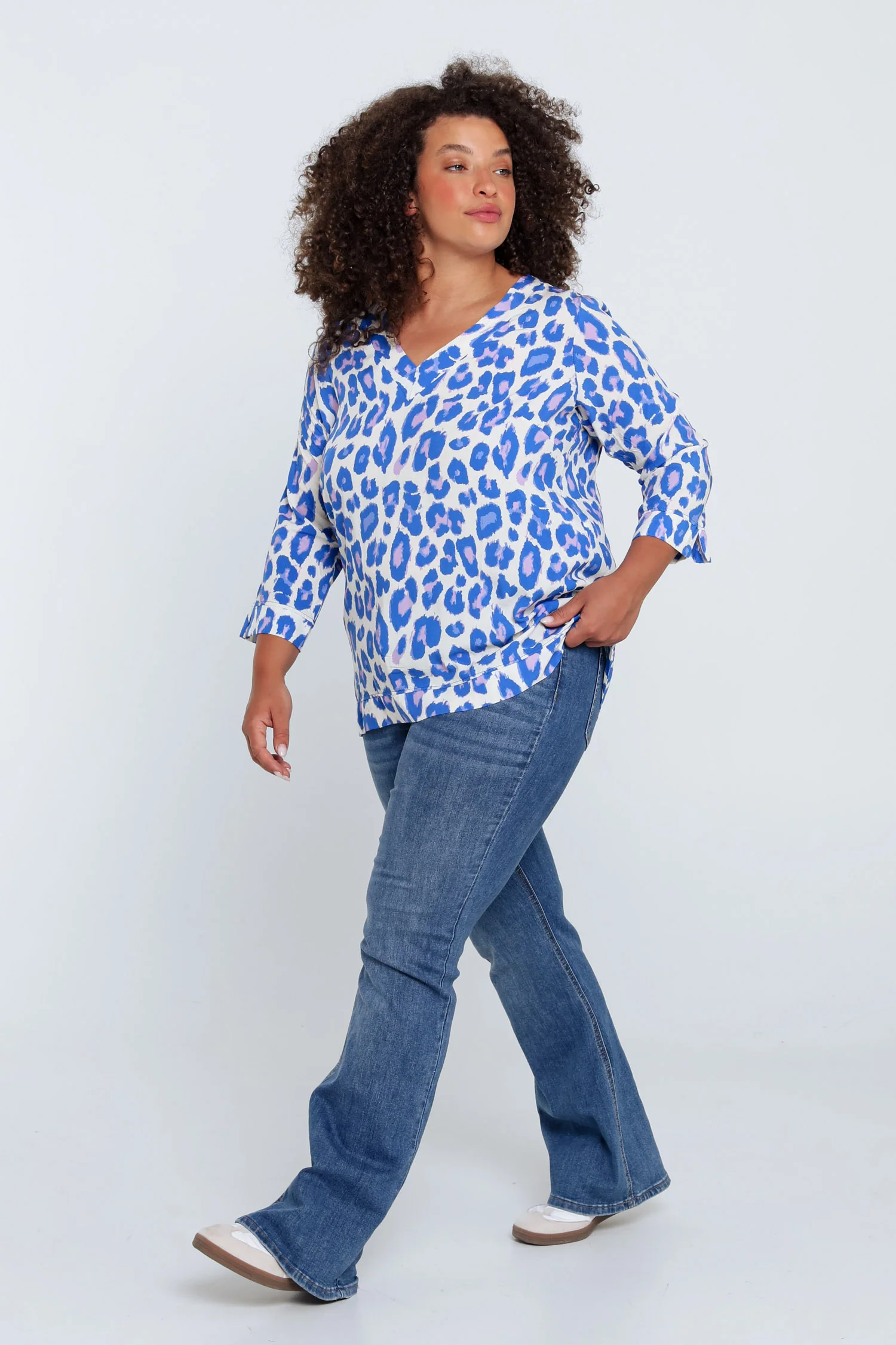 Blouse en viscose imprimé peau de bête - Image 30