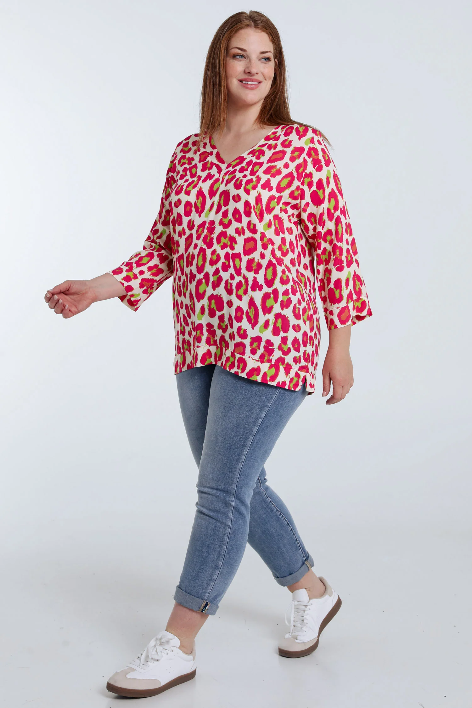 Blouse en viscose imprimé peau de bête - Image 8