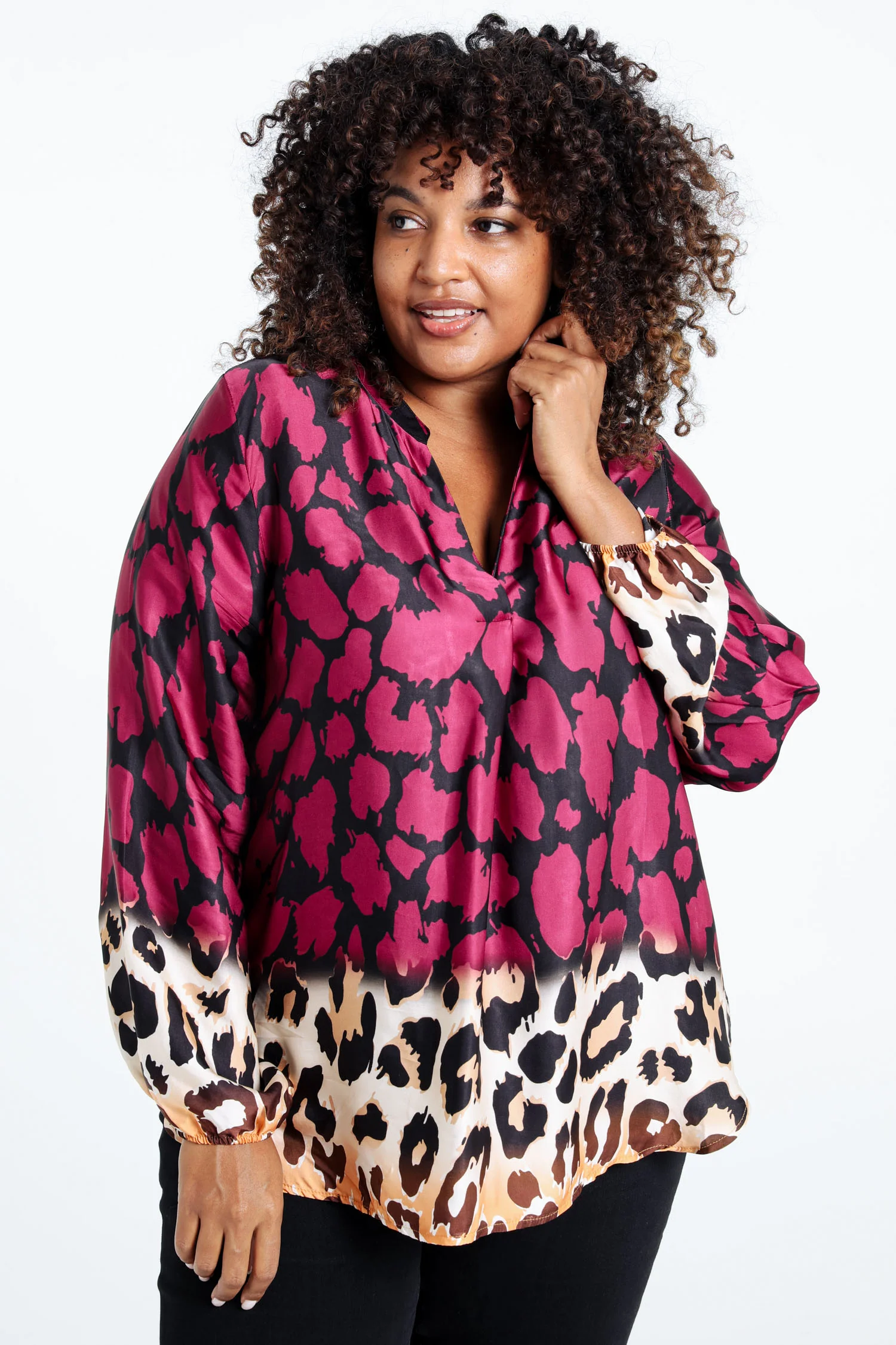 Blouse en viscose imprimé peu de bête - Image 12