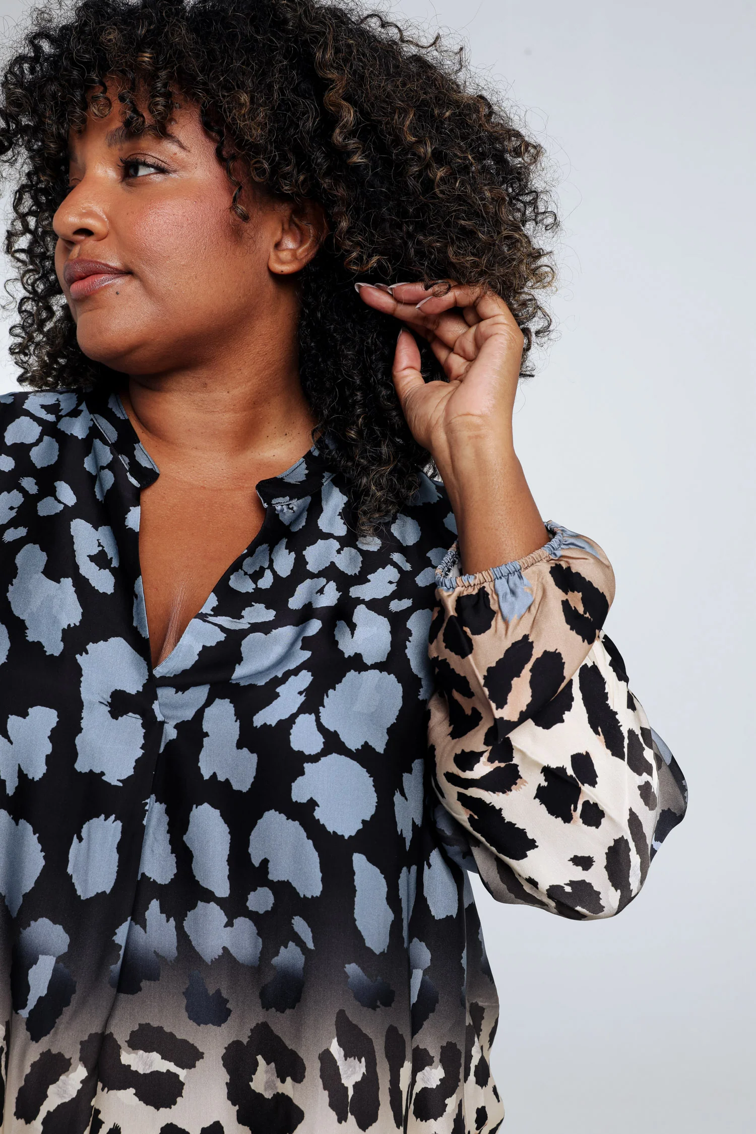 Blouse en viscose imprimé peu de bête - Image 3