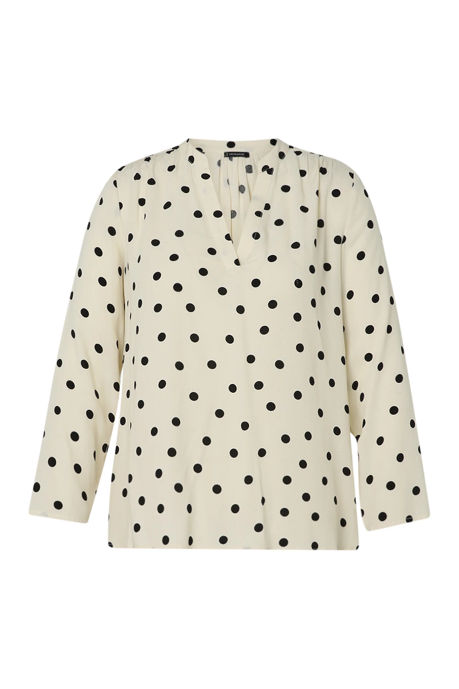 Blouse en viscose imprimé pois - Image 10