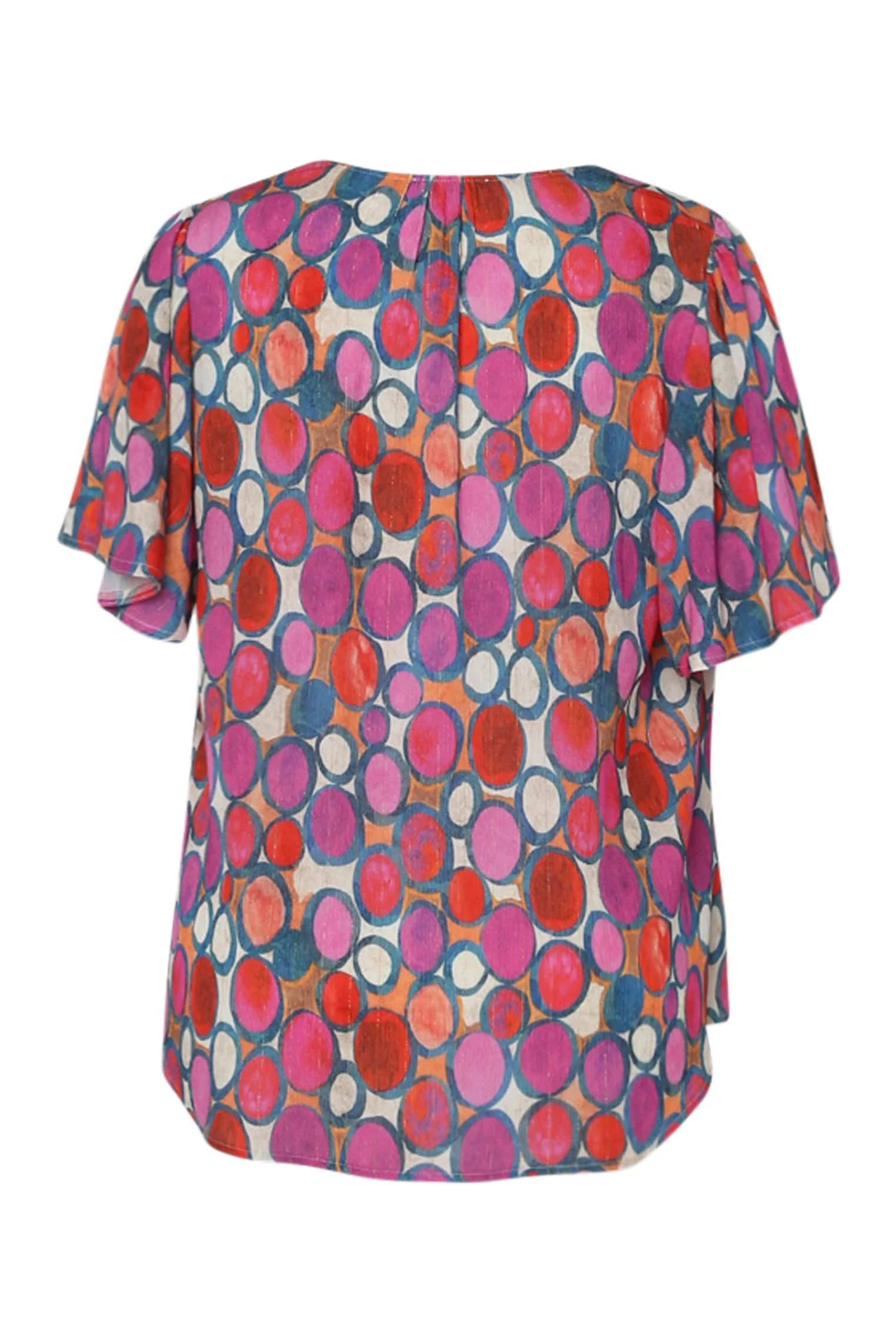 Blouse en viscose imprimé ronds - Image 11