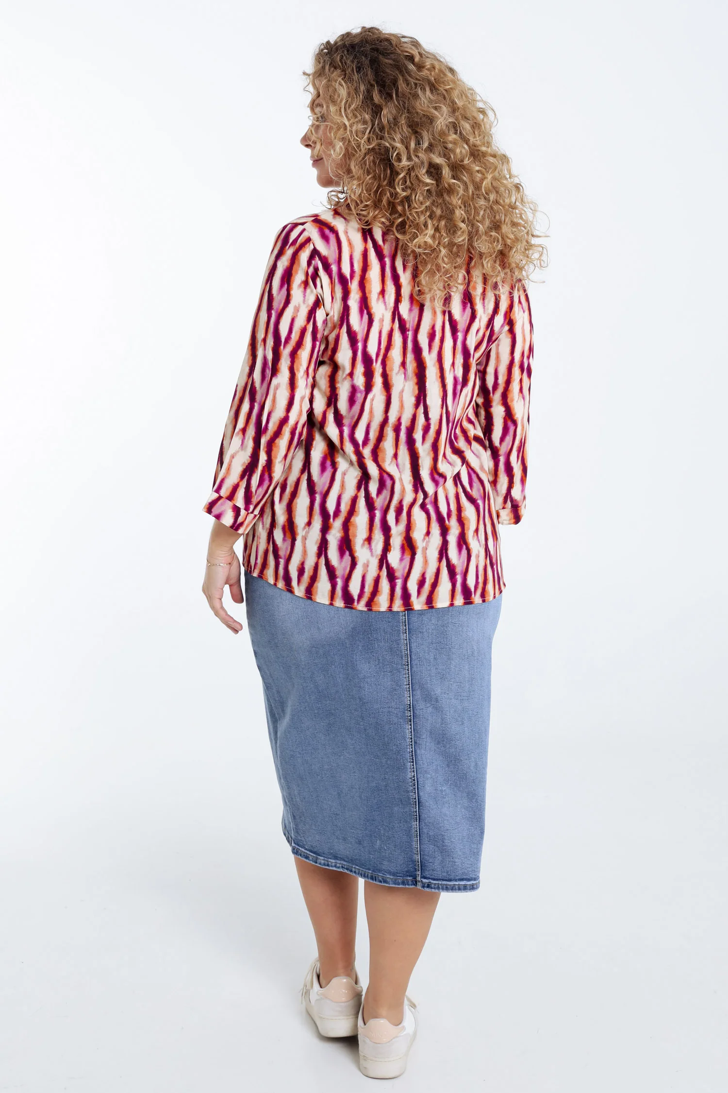 Blouse en viscose imprimé tie and dye - Image 2