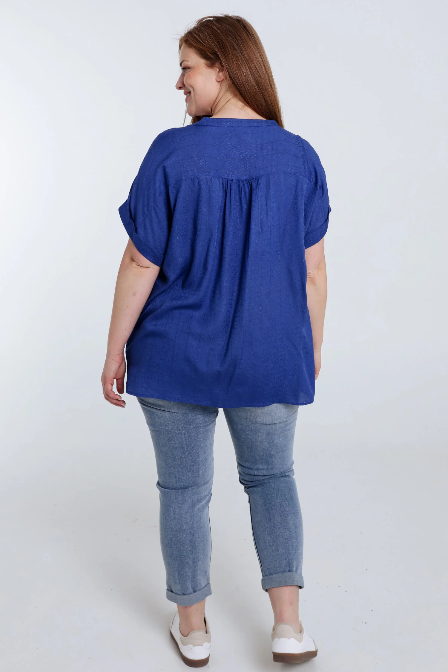 Blouse en viscose rayures lurex - Image 13