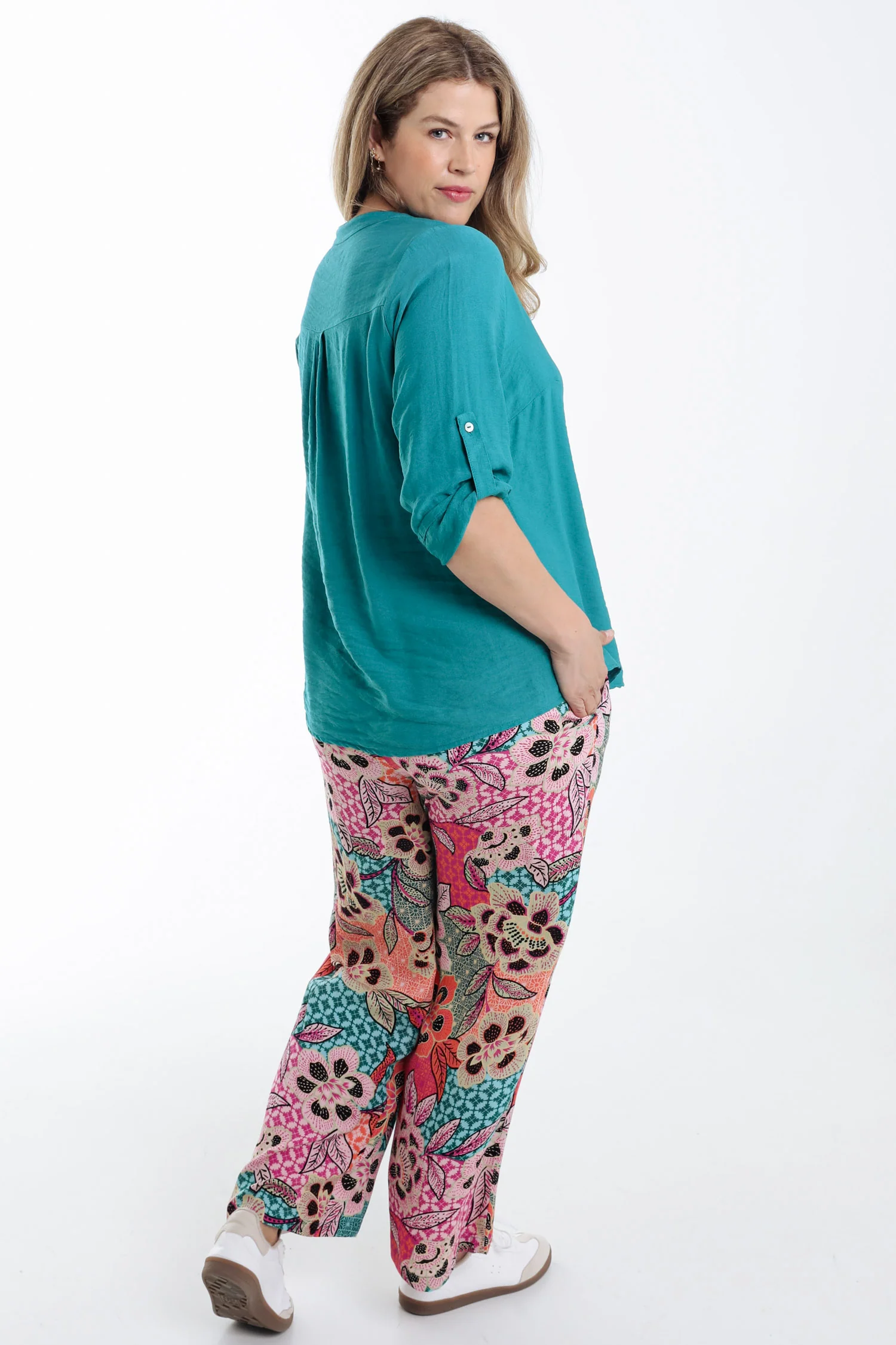 Blouse en viscose uni - Image 13