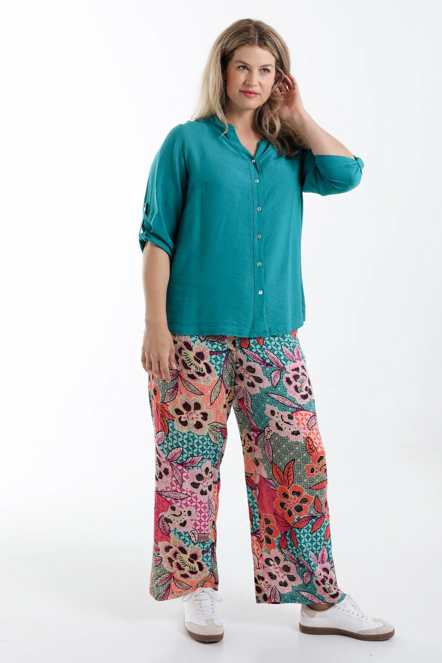 Blouse en viscose uni - Image 19