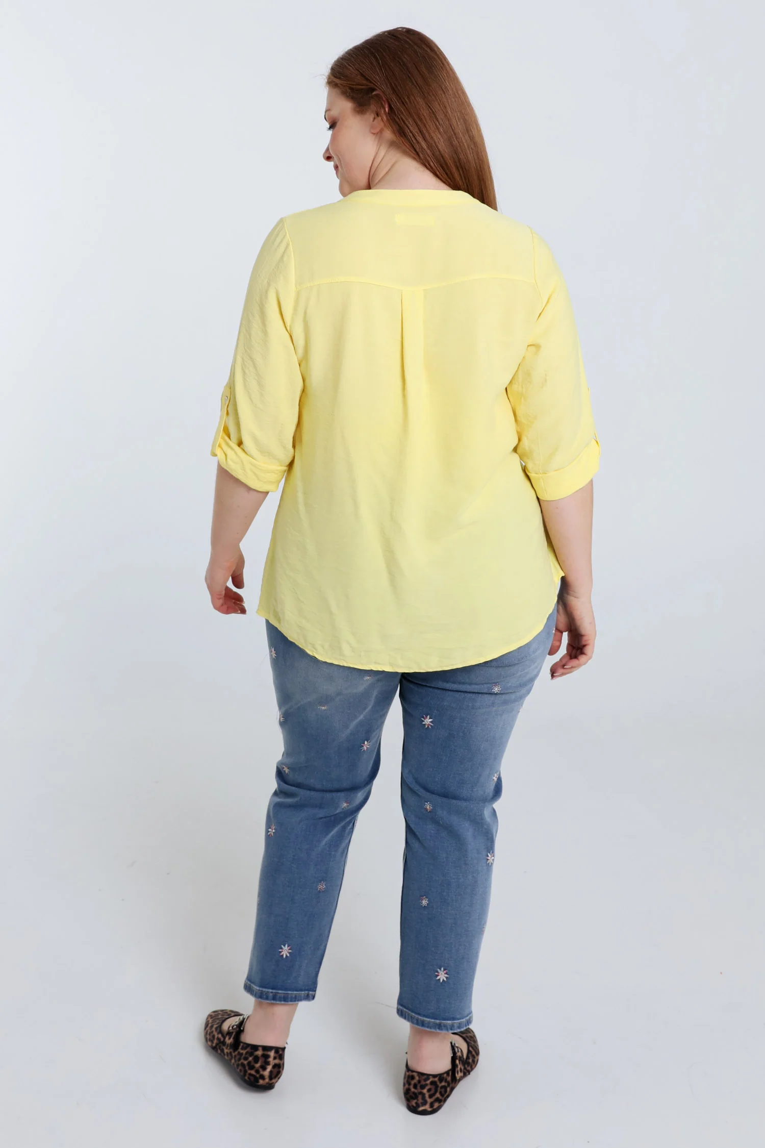 Blouse en viscose uni - Image 24