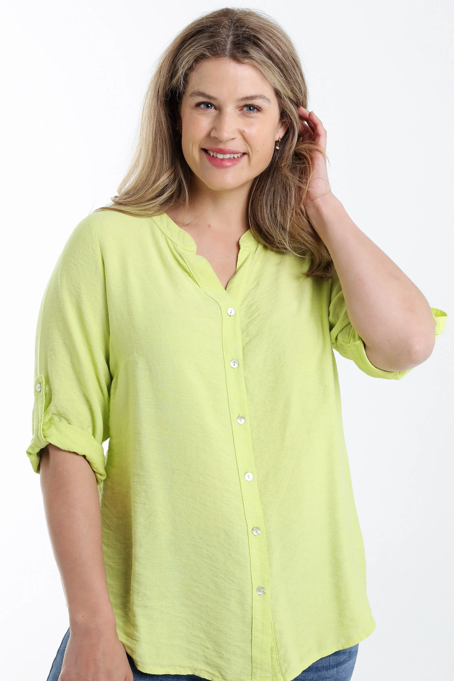 Blouse en viscose uni - Image 34