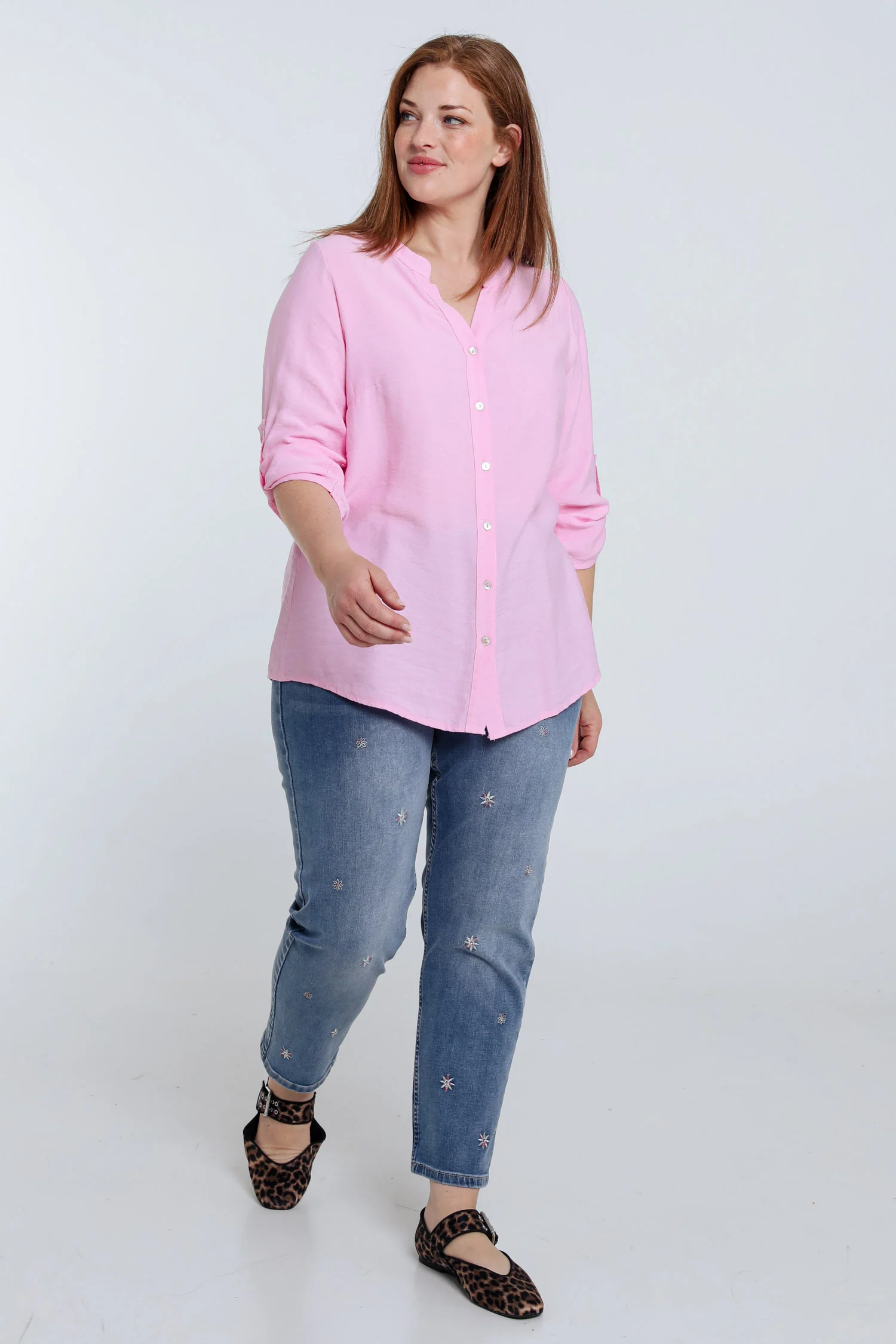 Blouse en viscose uni - Image 8