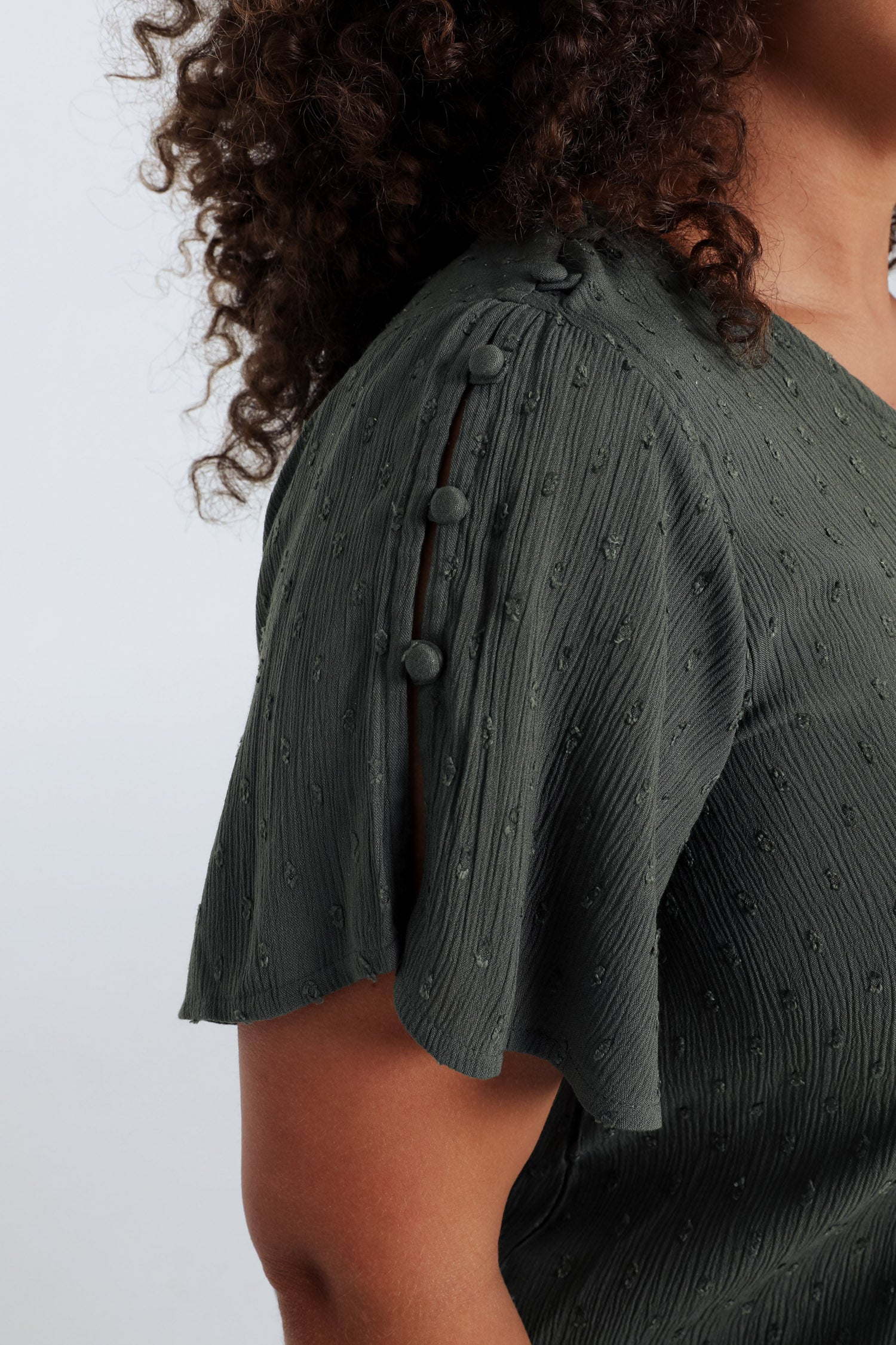 Blouse en viscose unie - Image 16