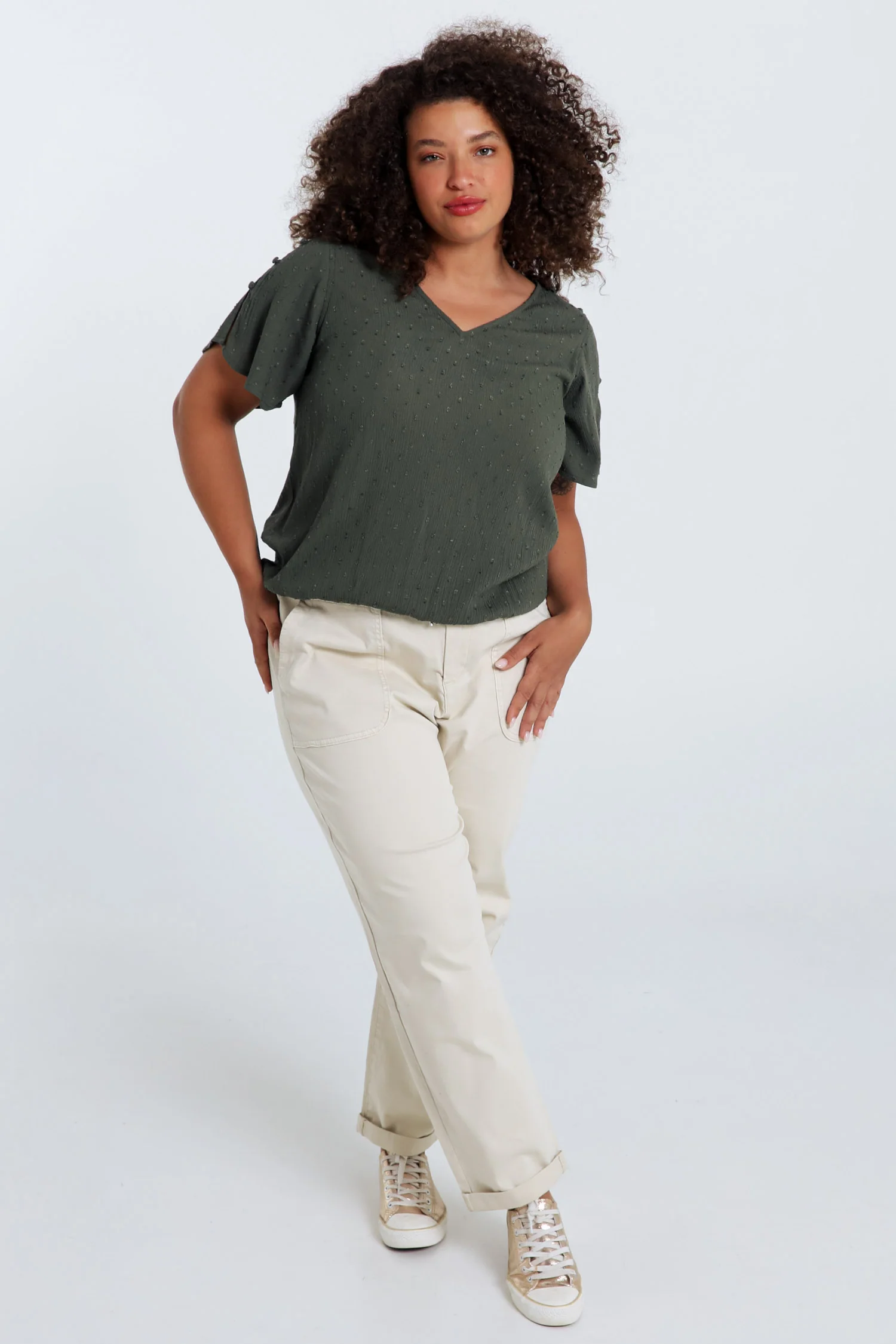 Blouse en viscose unie - Image 20