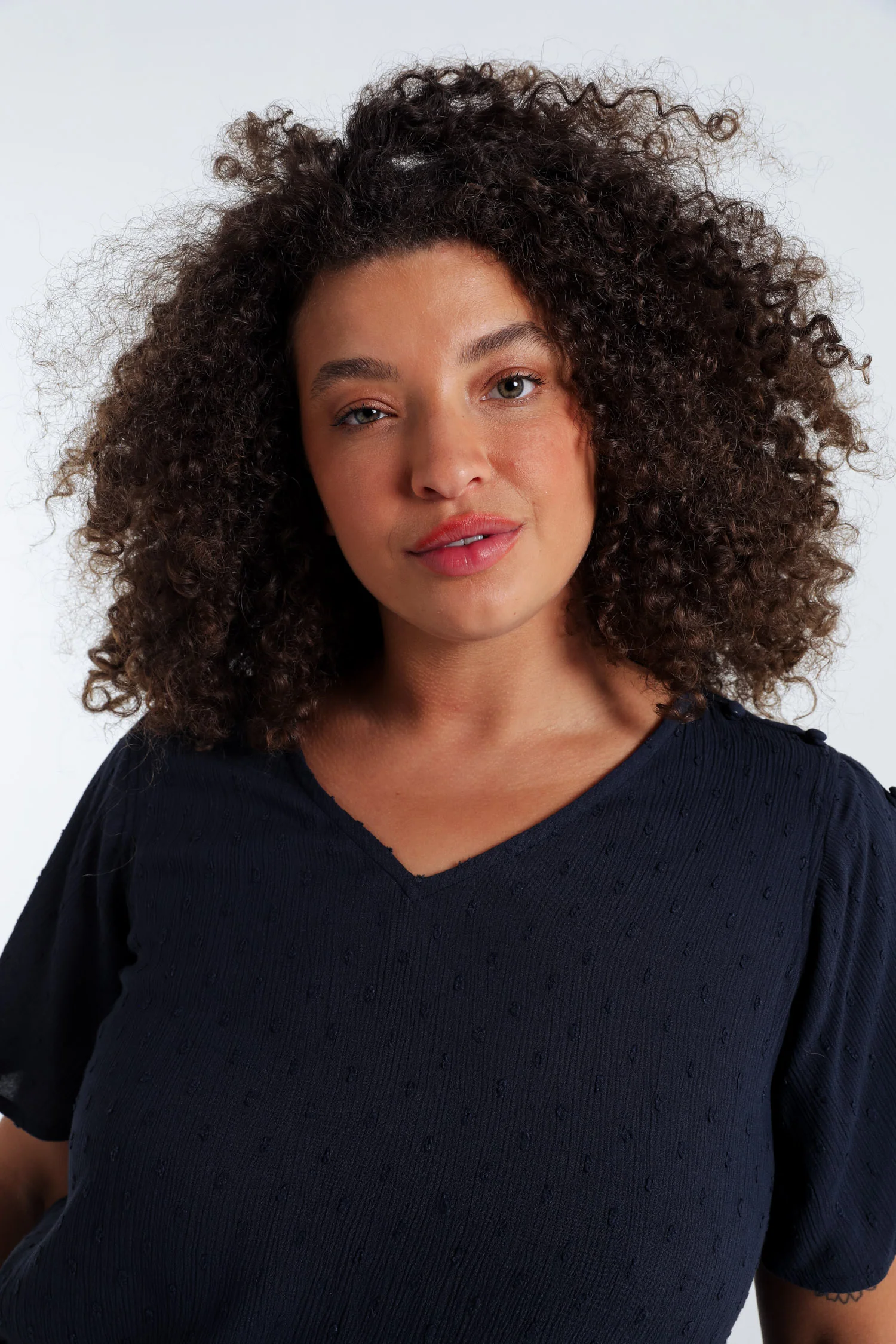 Blouse en viscose unie - Image 5