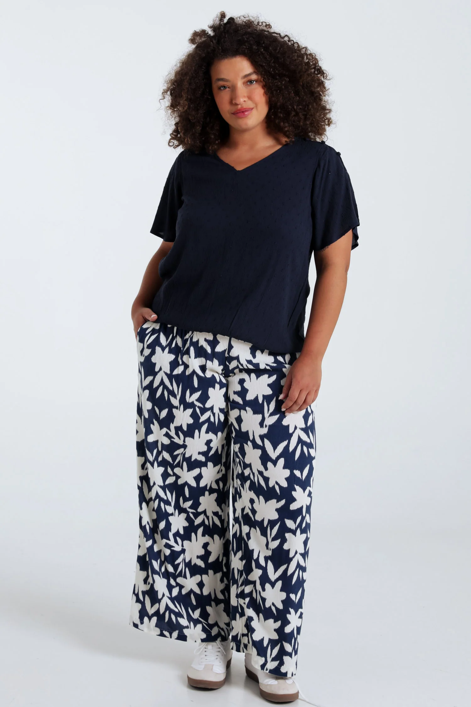 Blouse en viscose unie - Image 7