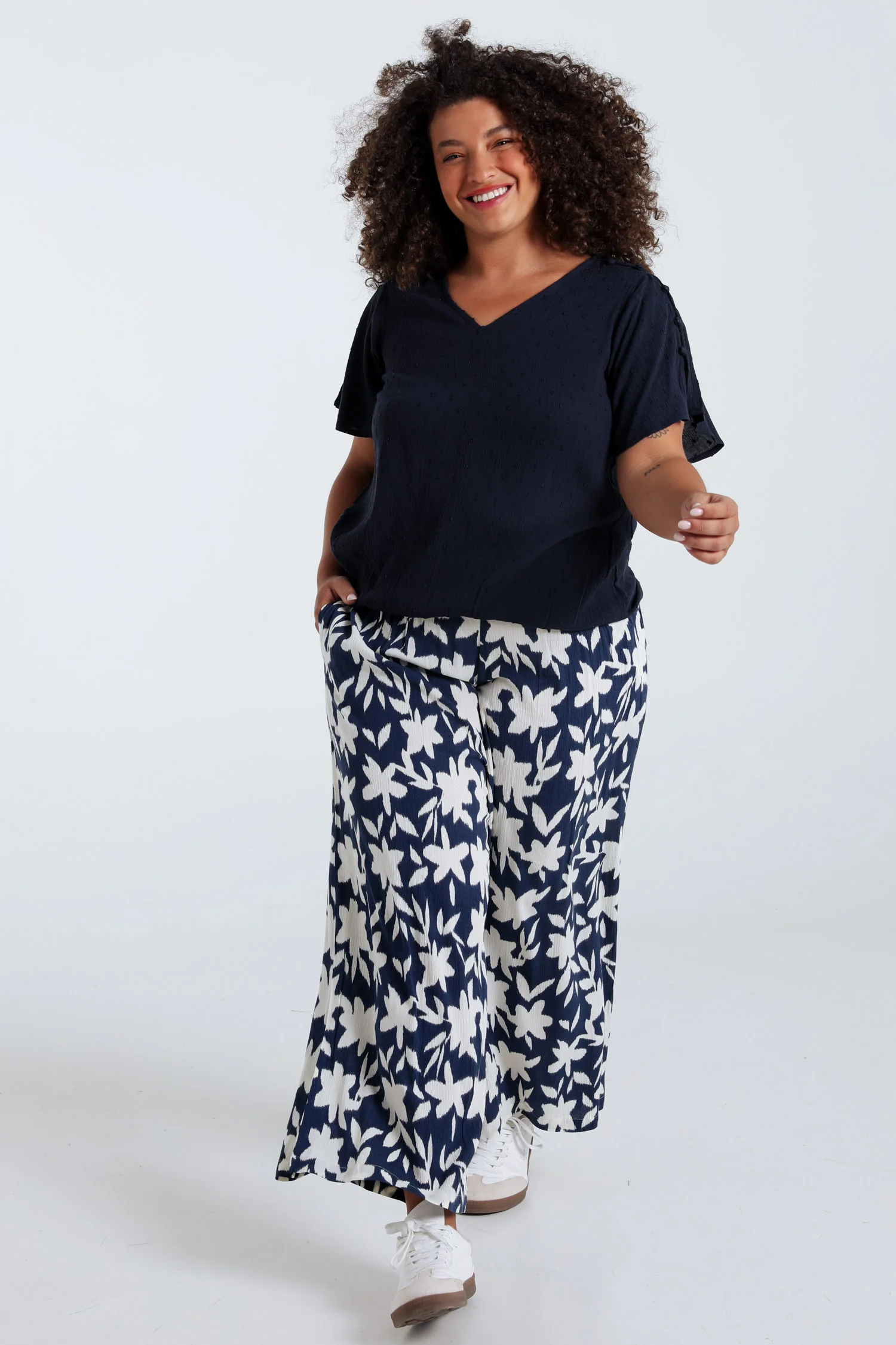 Blouse en viscose unie - Image 8