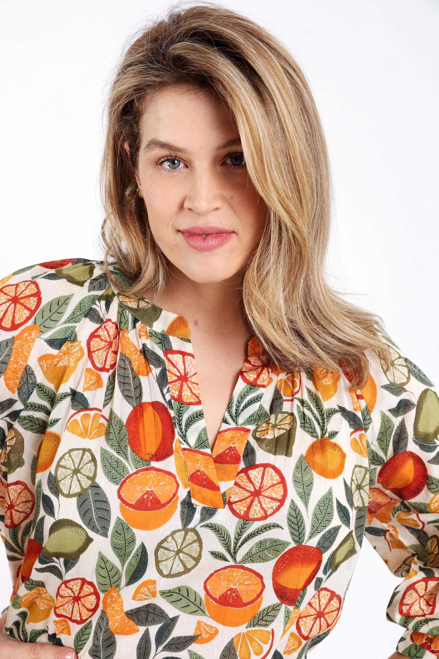 Blouse imprimé agrumes - Image 3