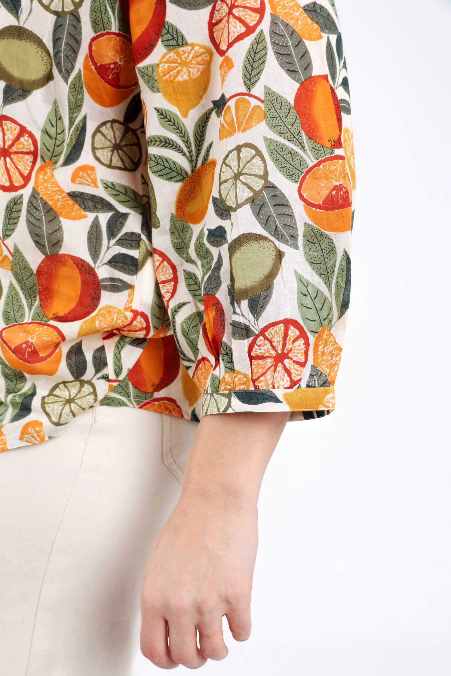 Blouse imprimé agrumes - Image 5