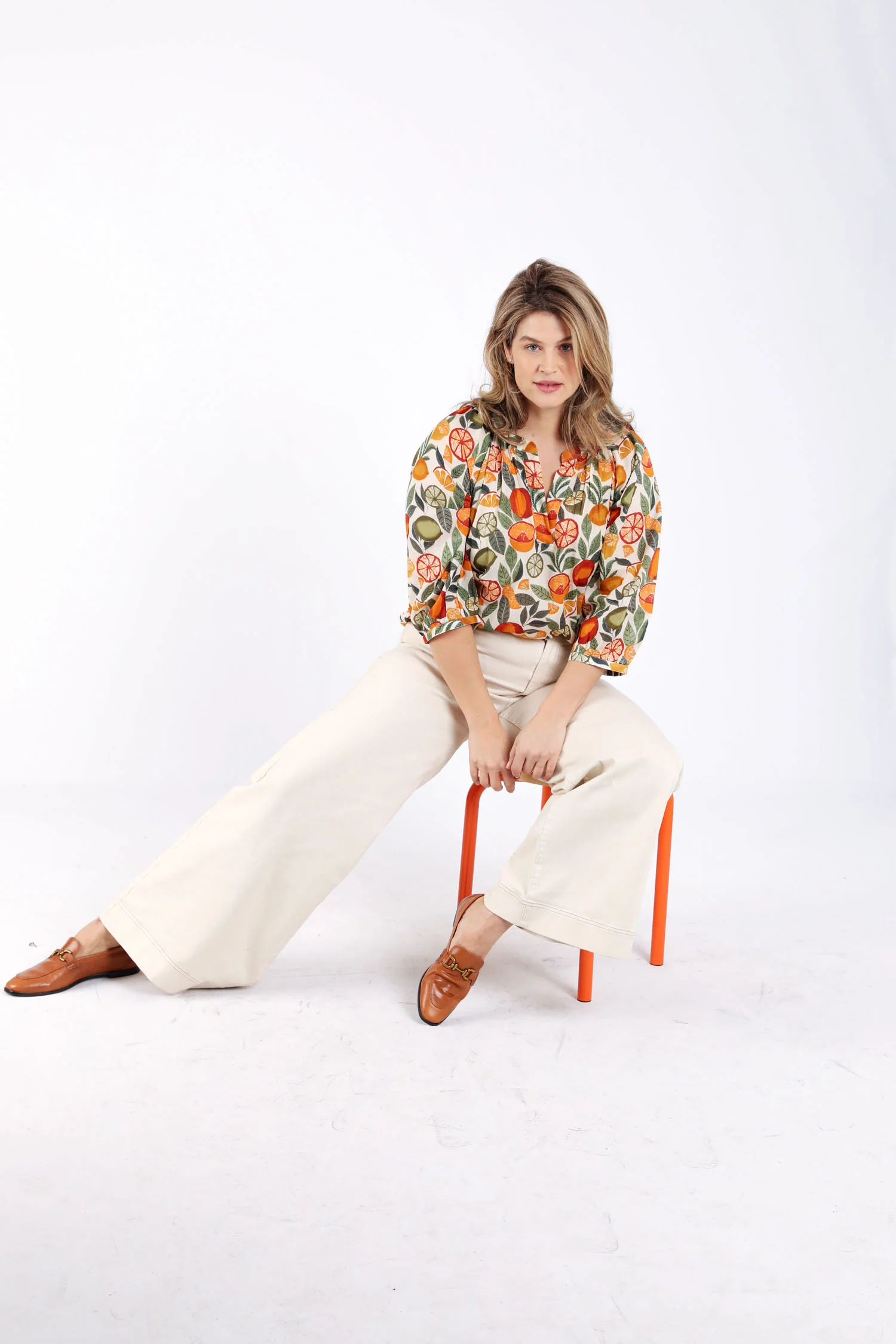 Blouse imprimé agrumes - Image 8