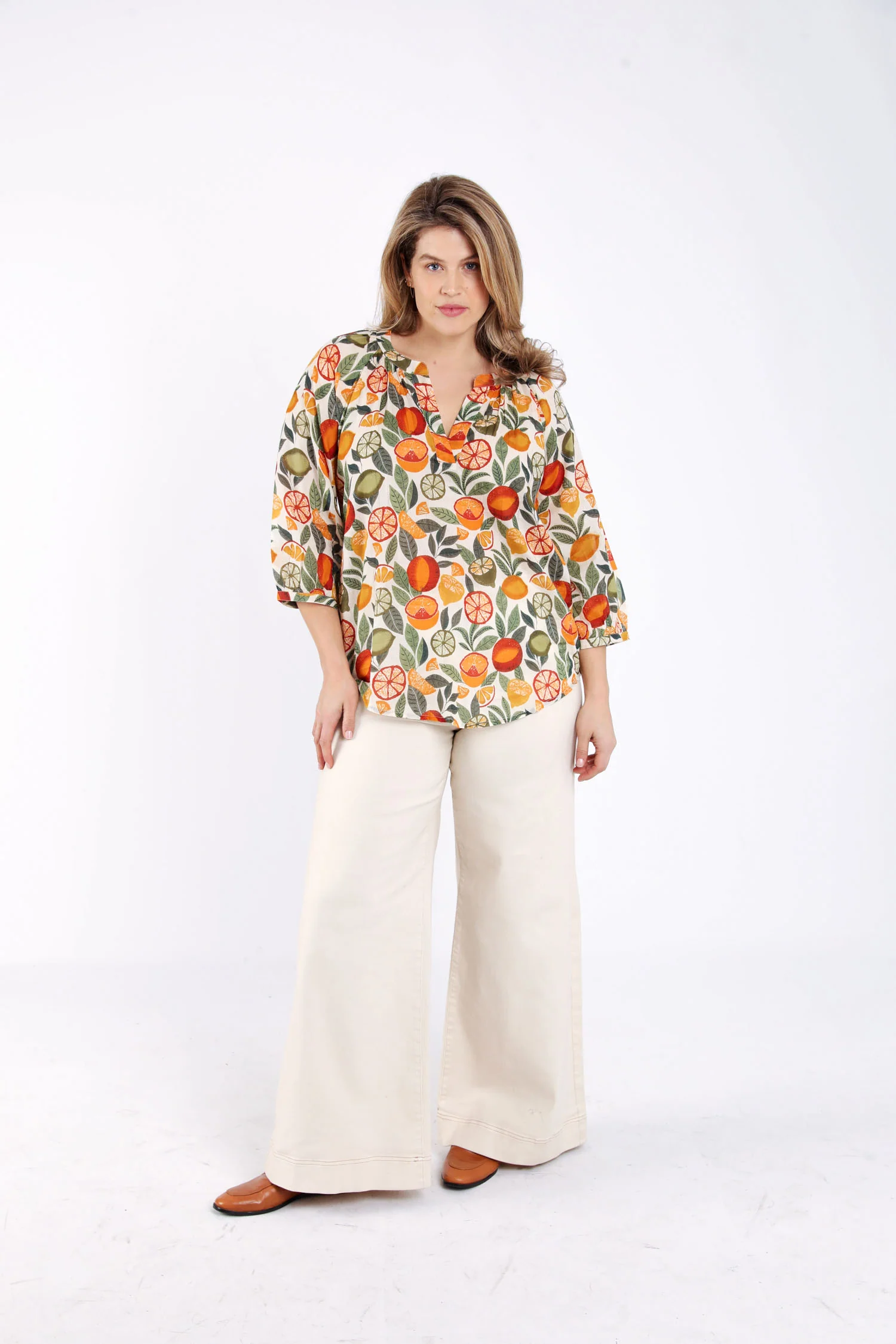 Blouse imprimé agrumes - Image 9