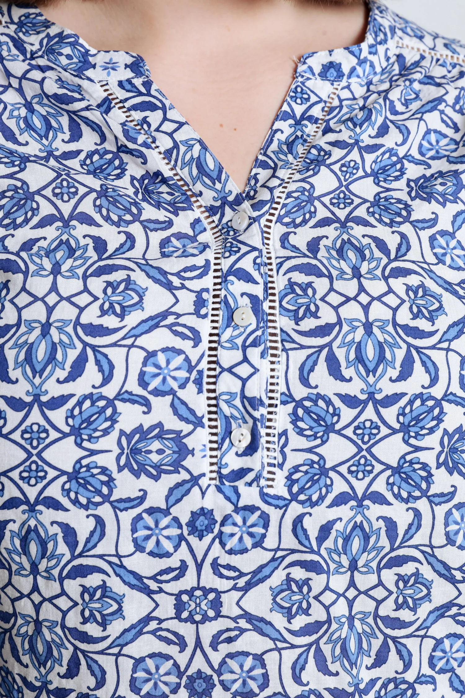 Blouse imprimé bicolore - Image 4