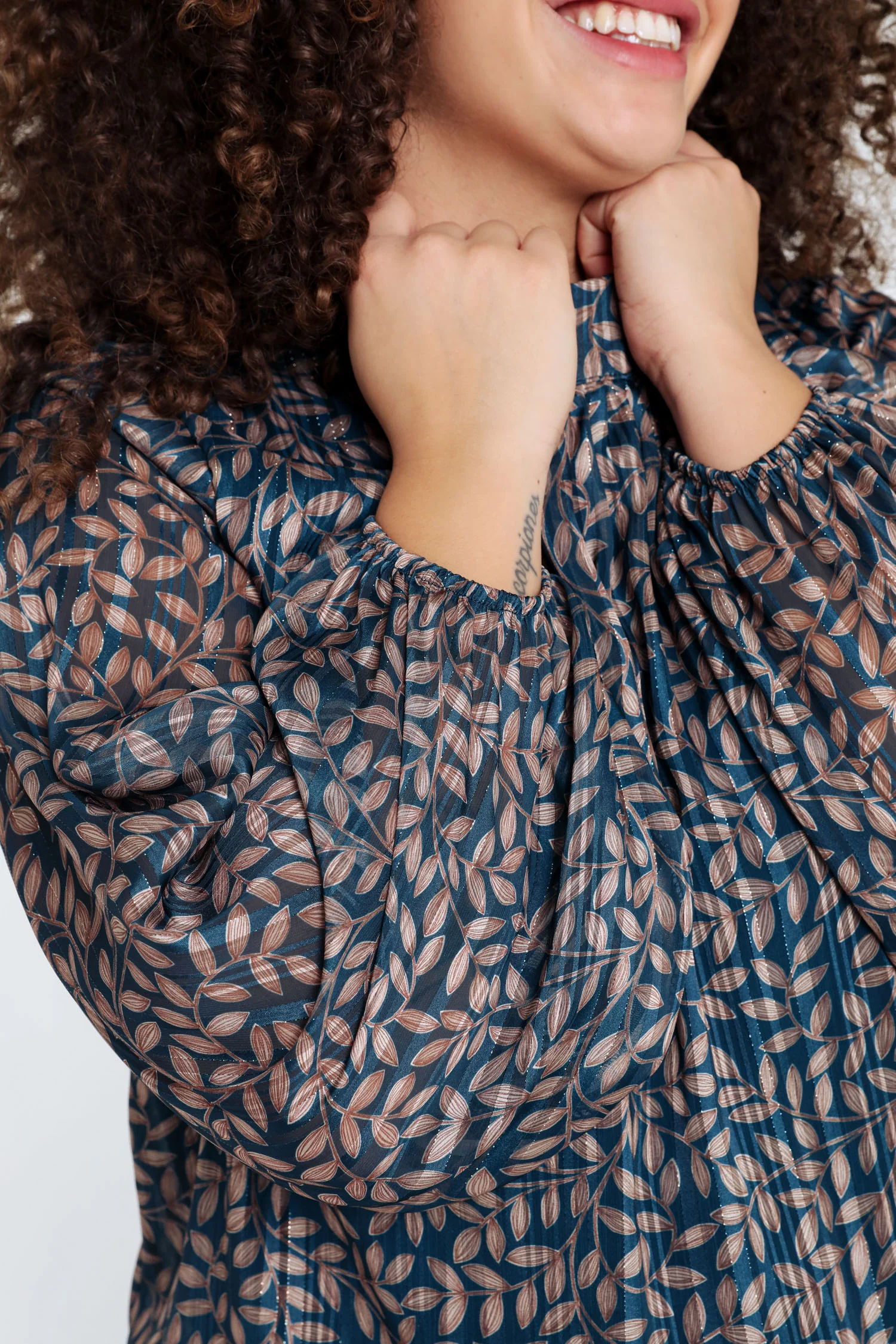 Blouse imprimé feuilles - Image 5