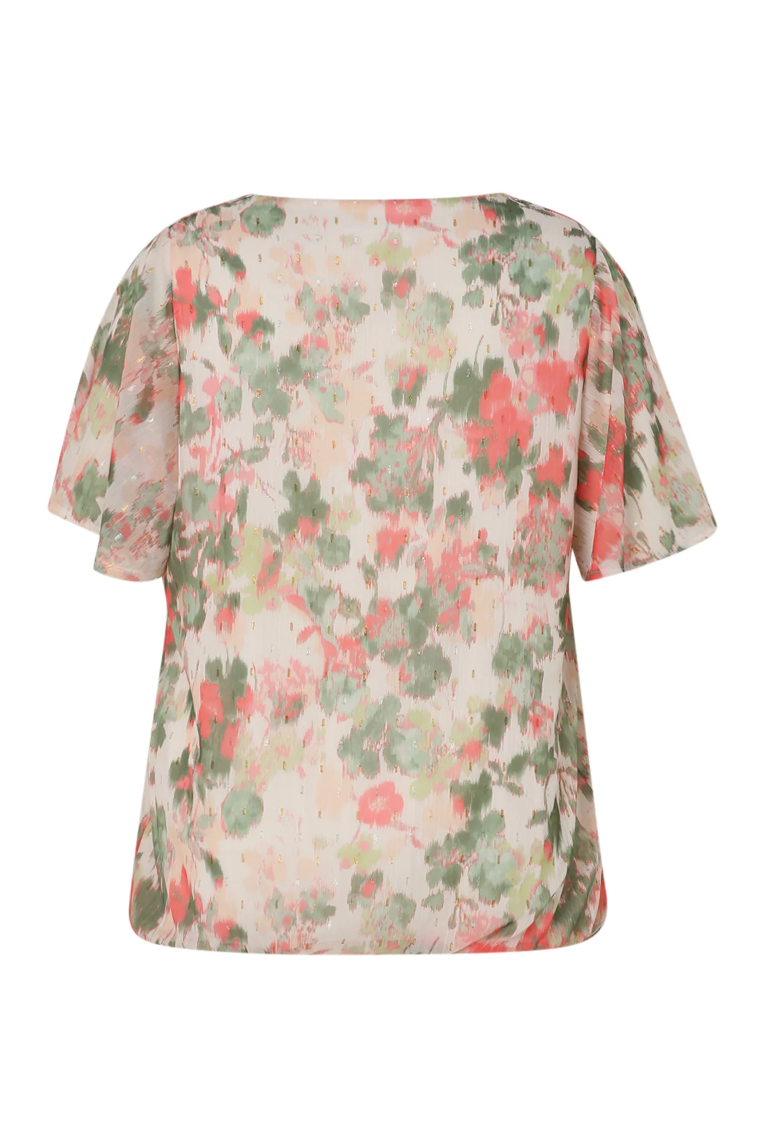 Blouse imprimé fleurs avec lurex - Image 11