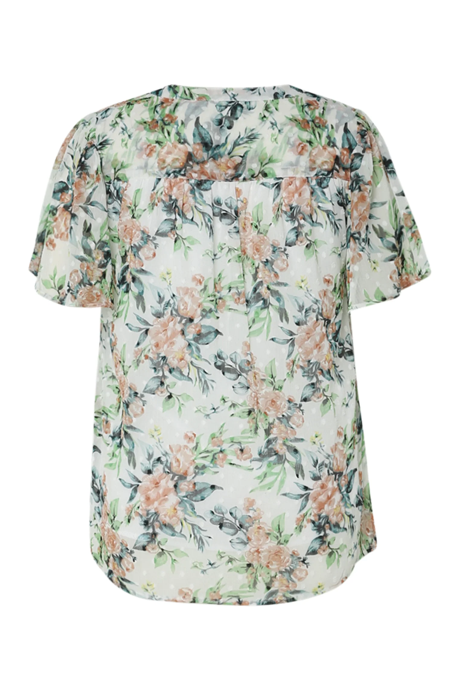 Blouse imprimé floral et plumetis - Image 11