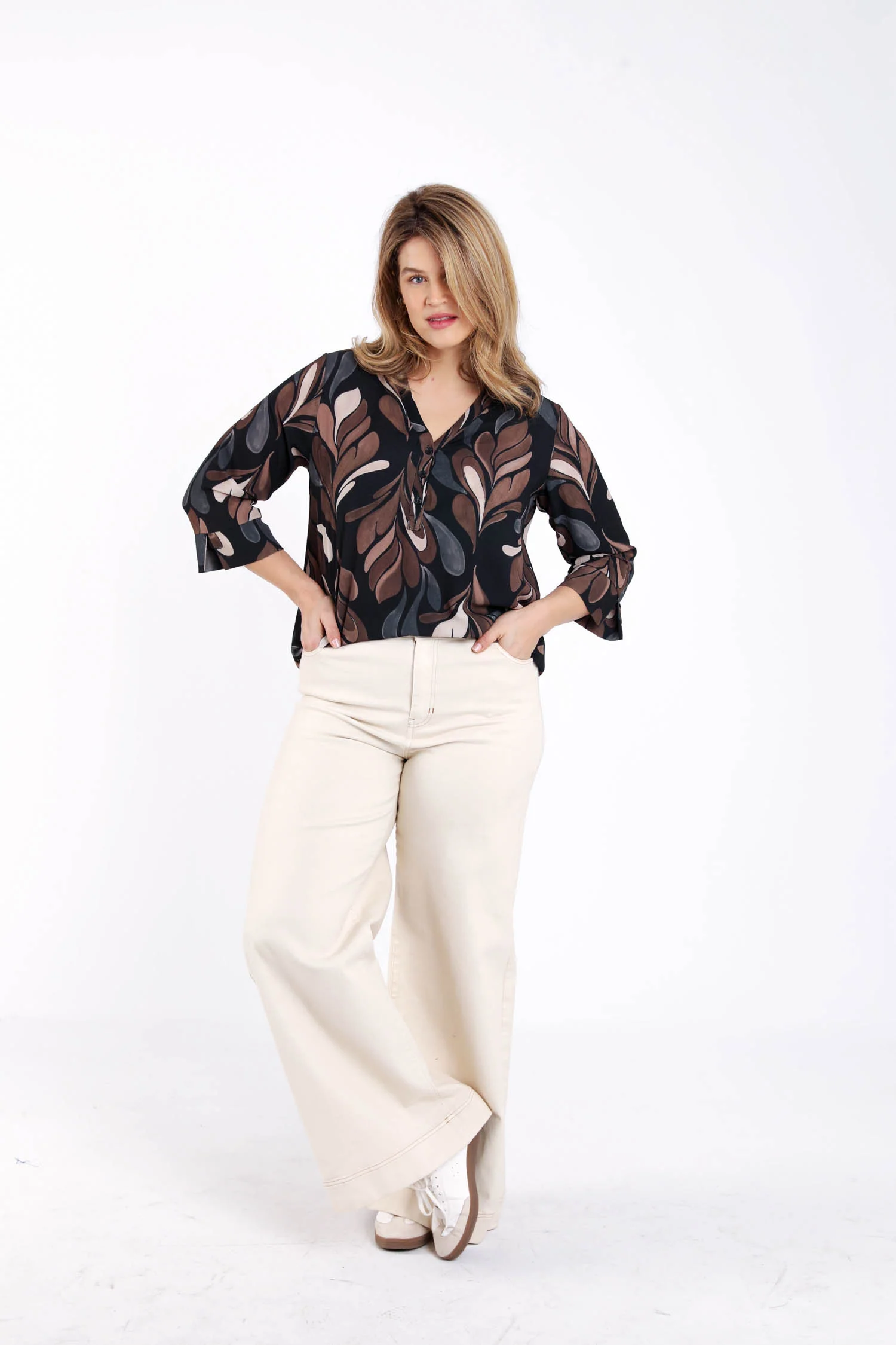 Blouse imprimé graphique - Image 7