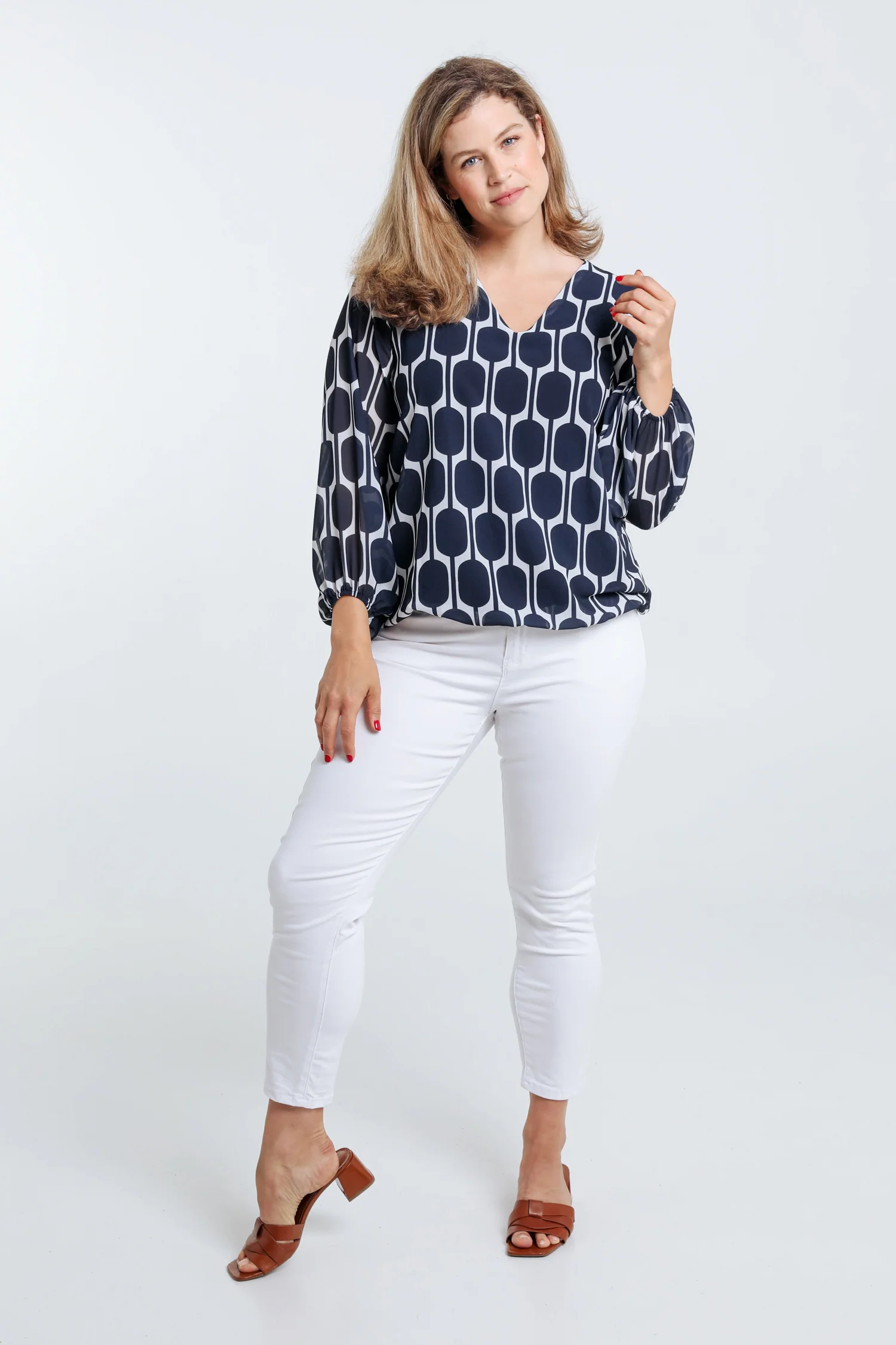 Blouse imprimé graphique - Image 7