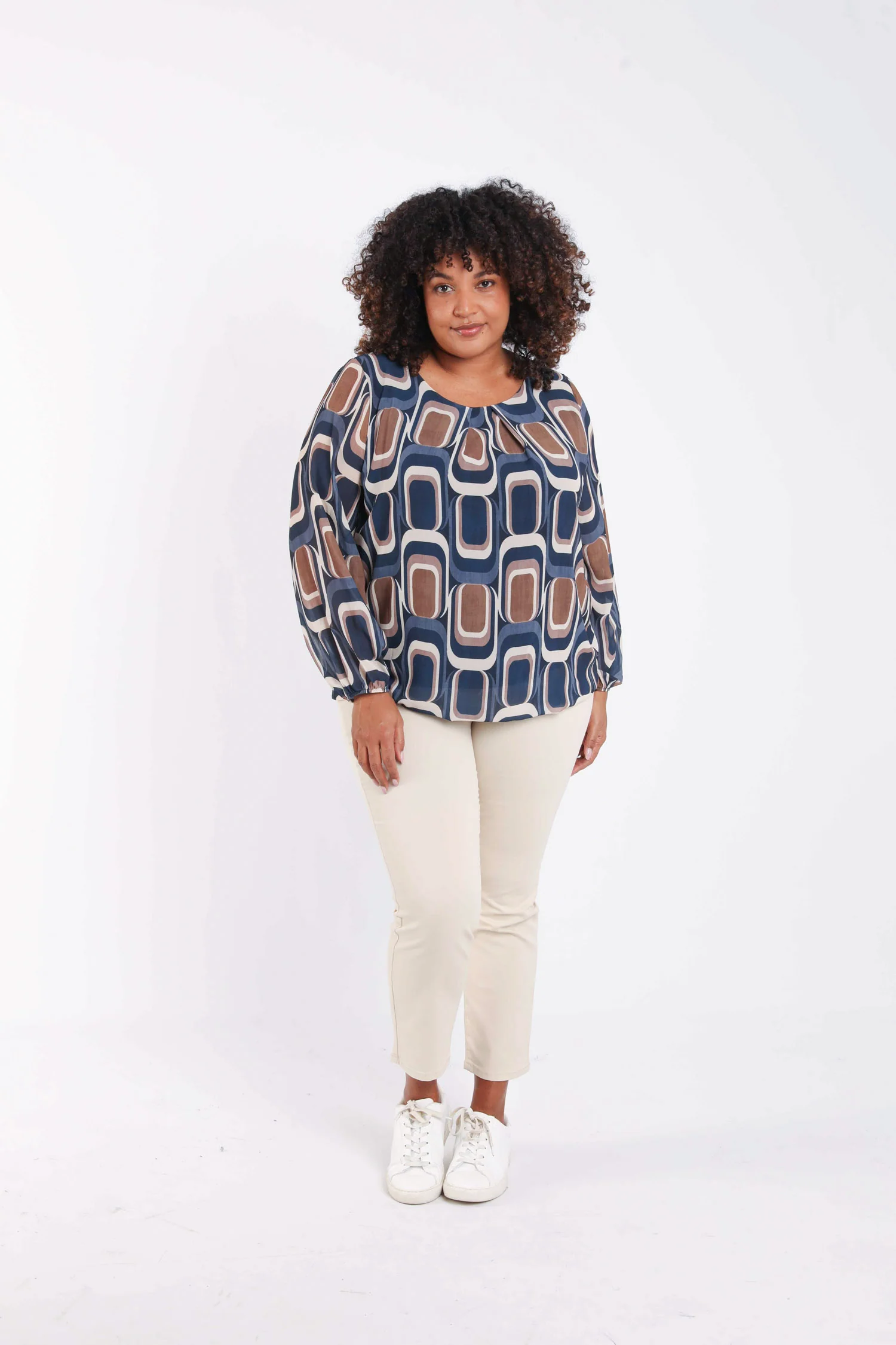 Blouse imprimé graphique - Image 6