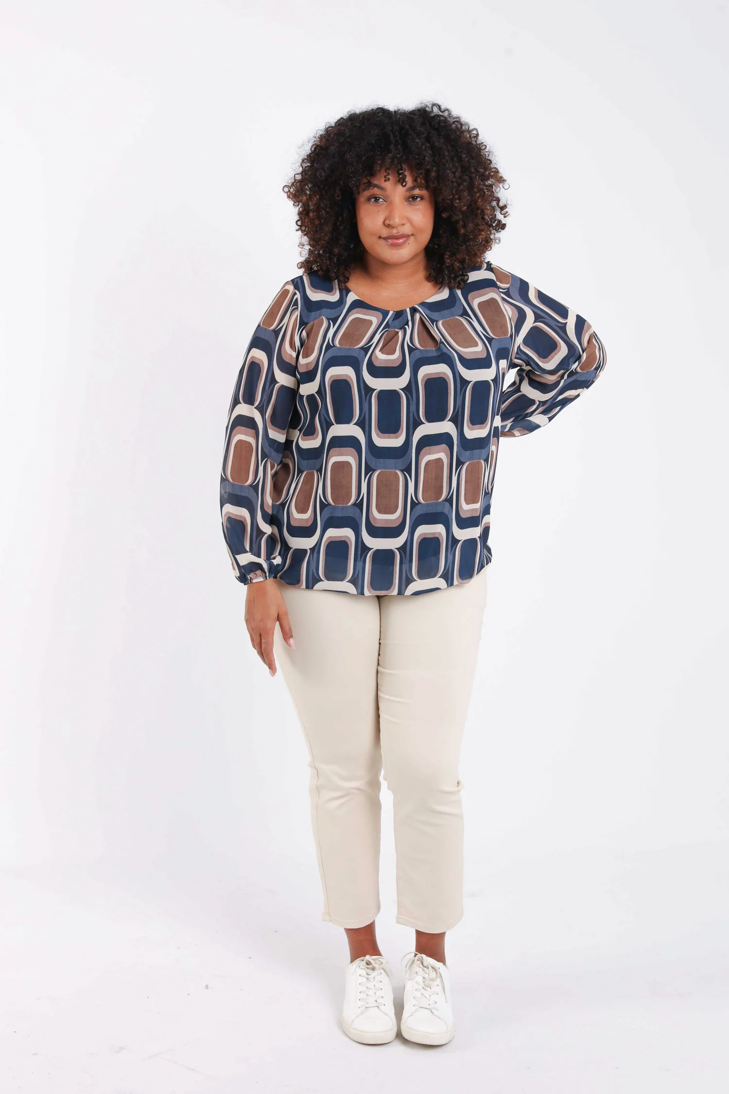 Blouse imprimé graphique - Image 8