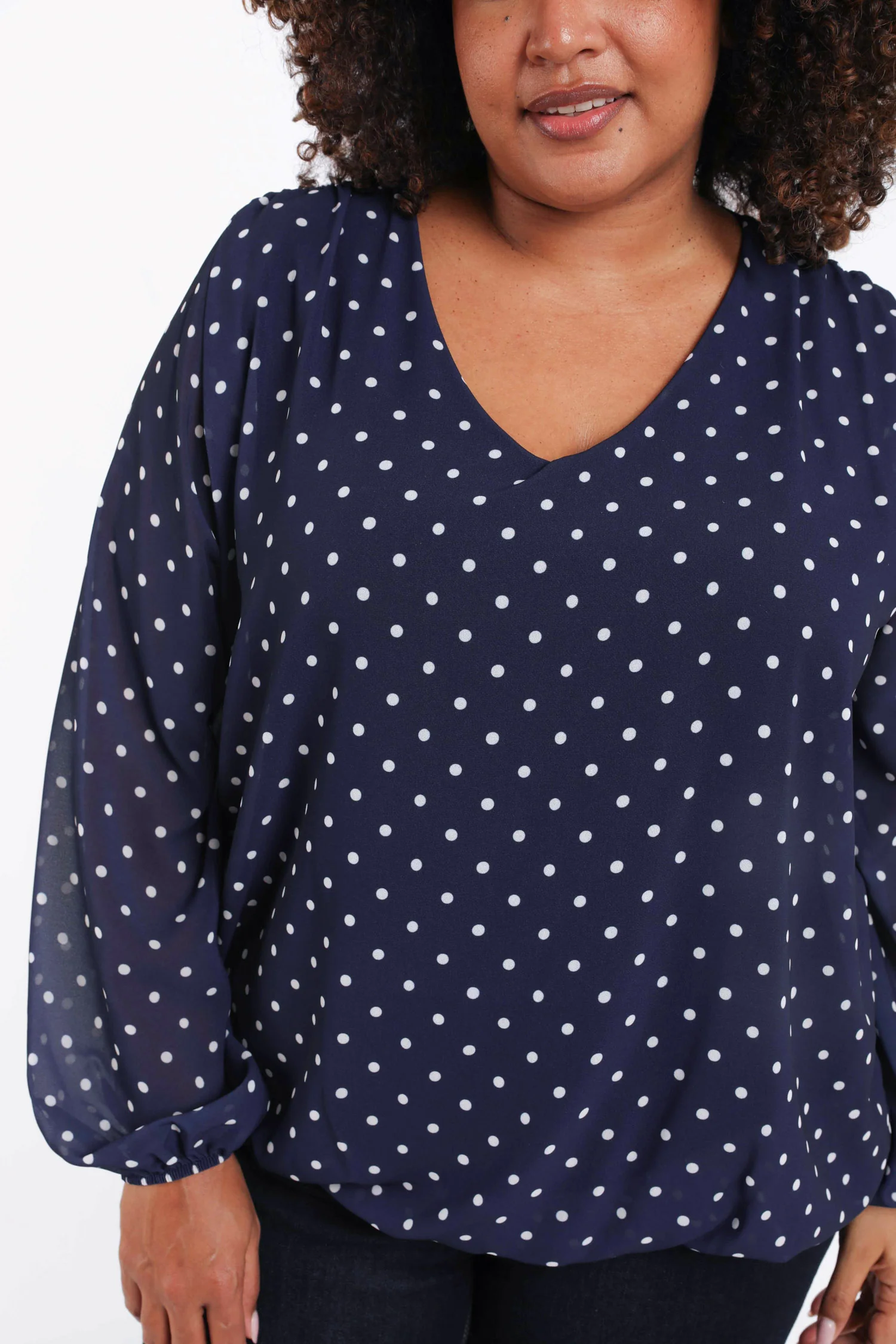 Blouse imprimé pois - Image 5