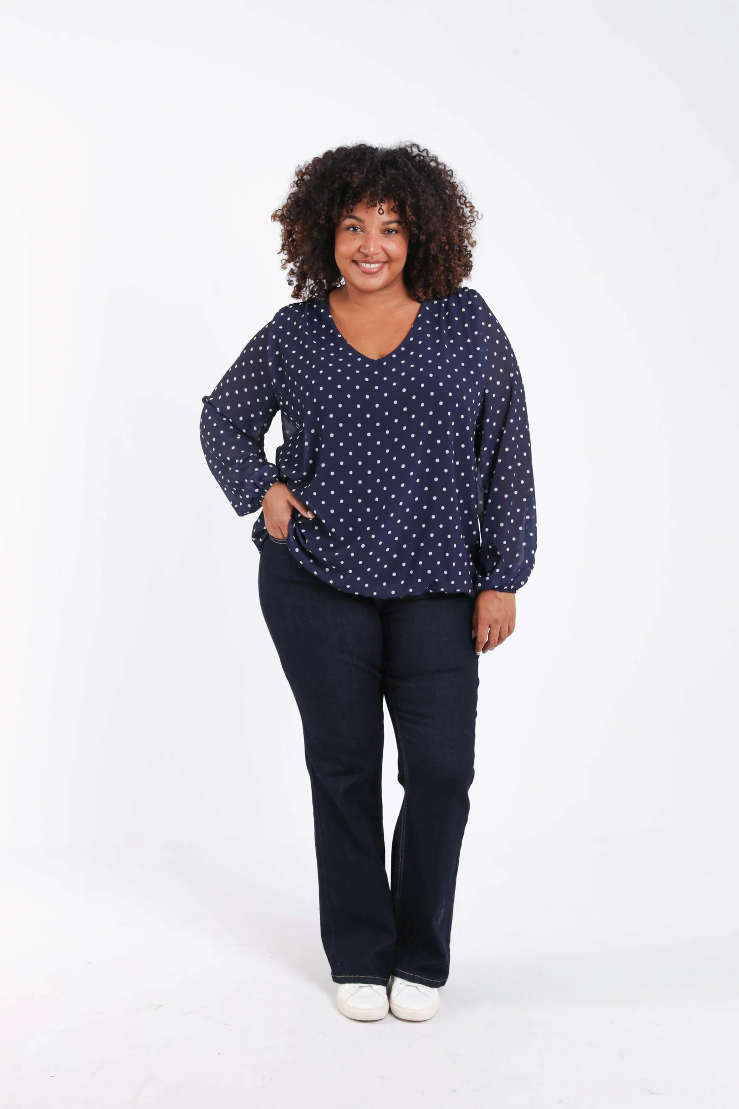 Blouse imprimé pois - Image 8